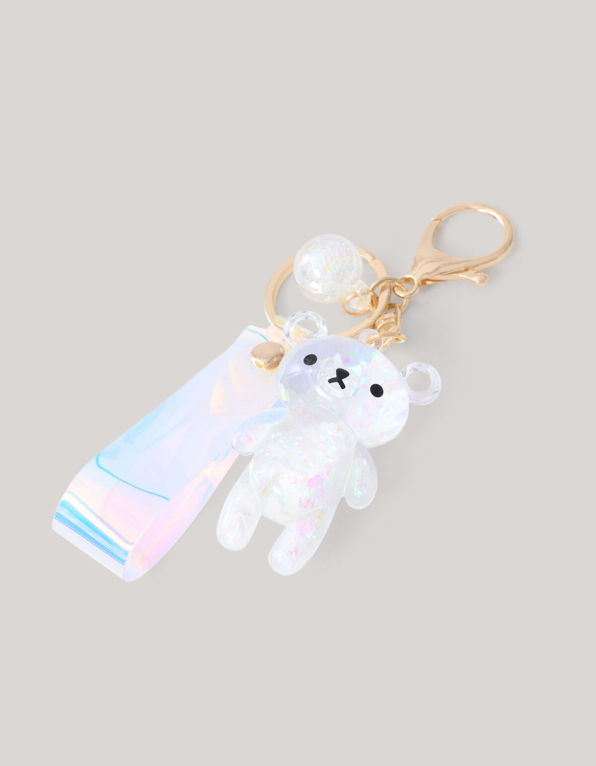 Bär Schlüsselanhänger Weiß SHOEBY ACCESSOIRES