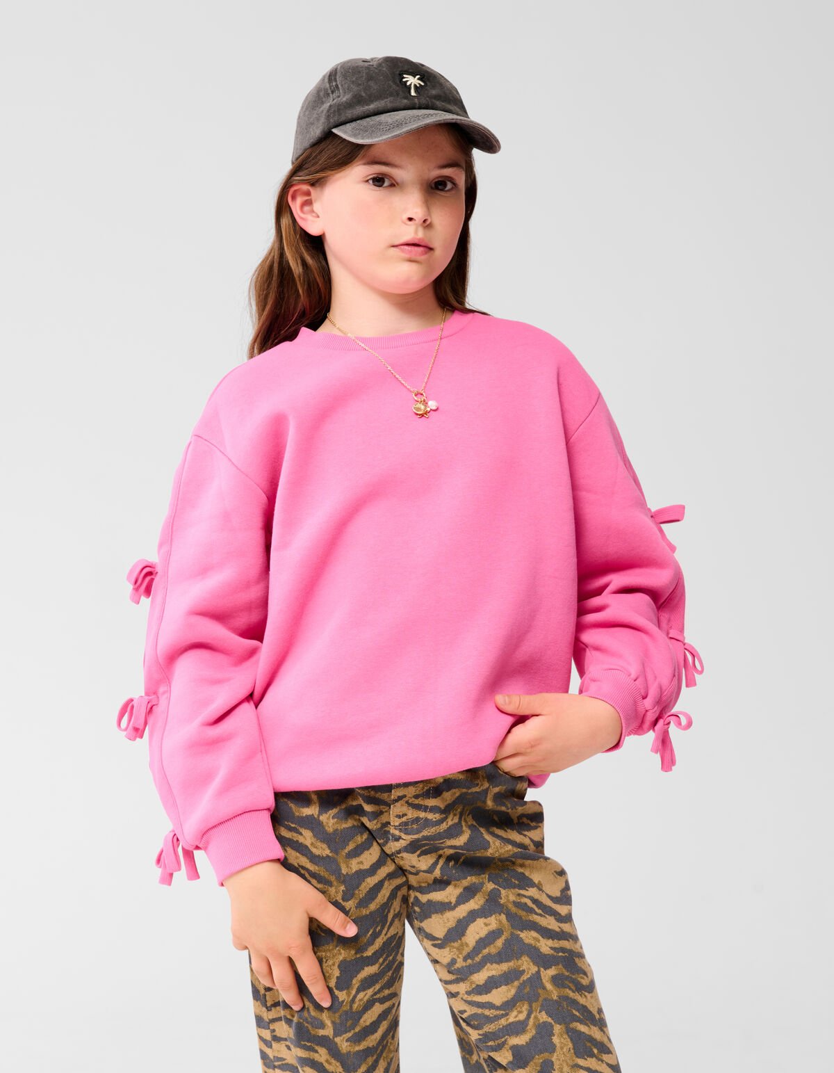 Übergroßer Strickpullover Rosa SHOEBY GIRLS