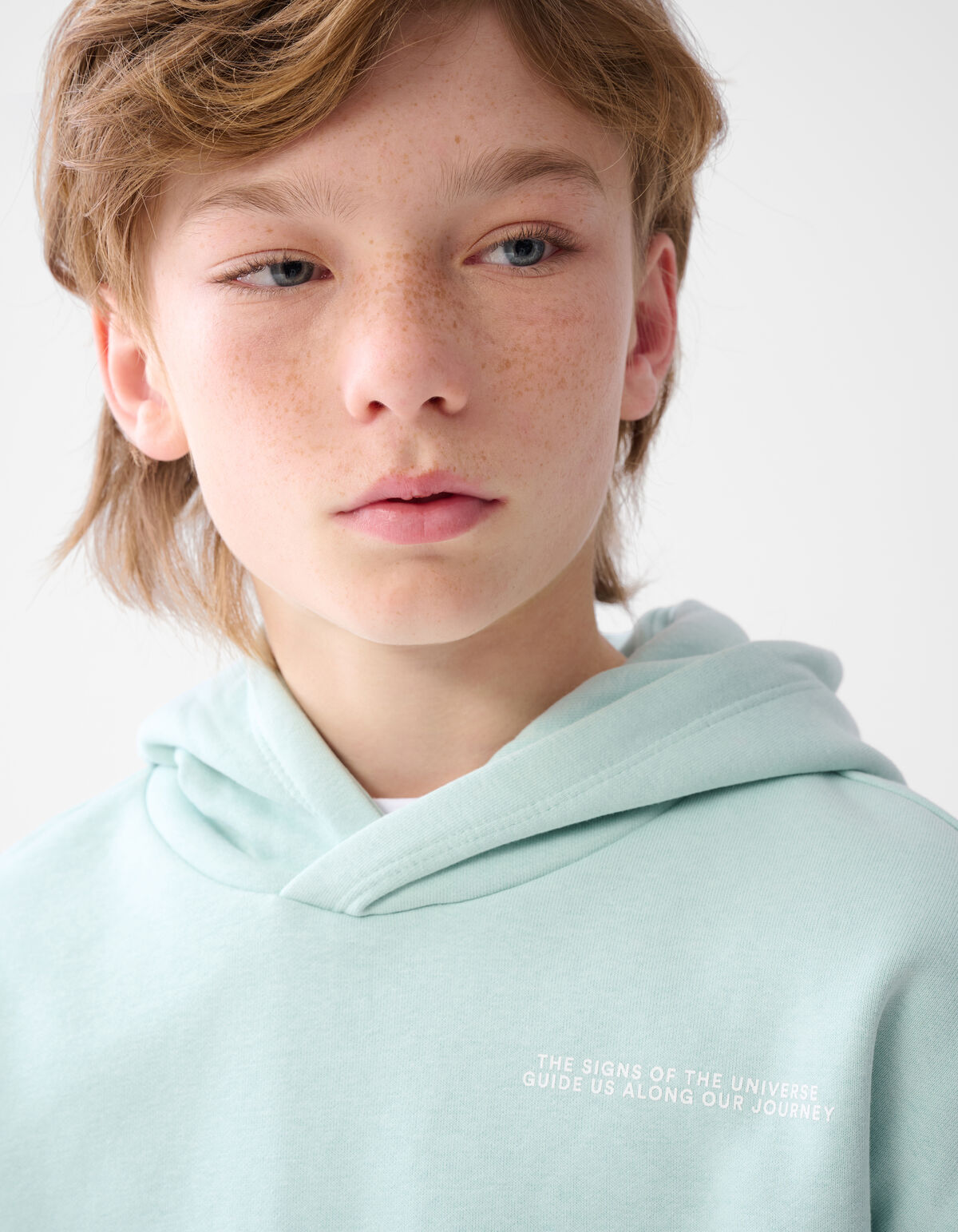 Text Hoodie Blau SHOEBY BOYS