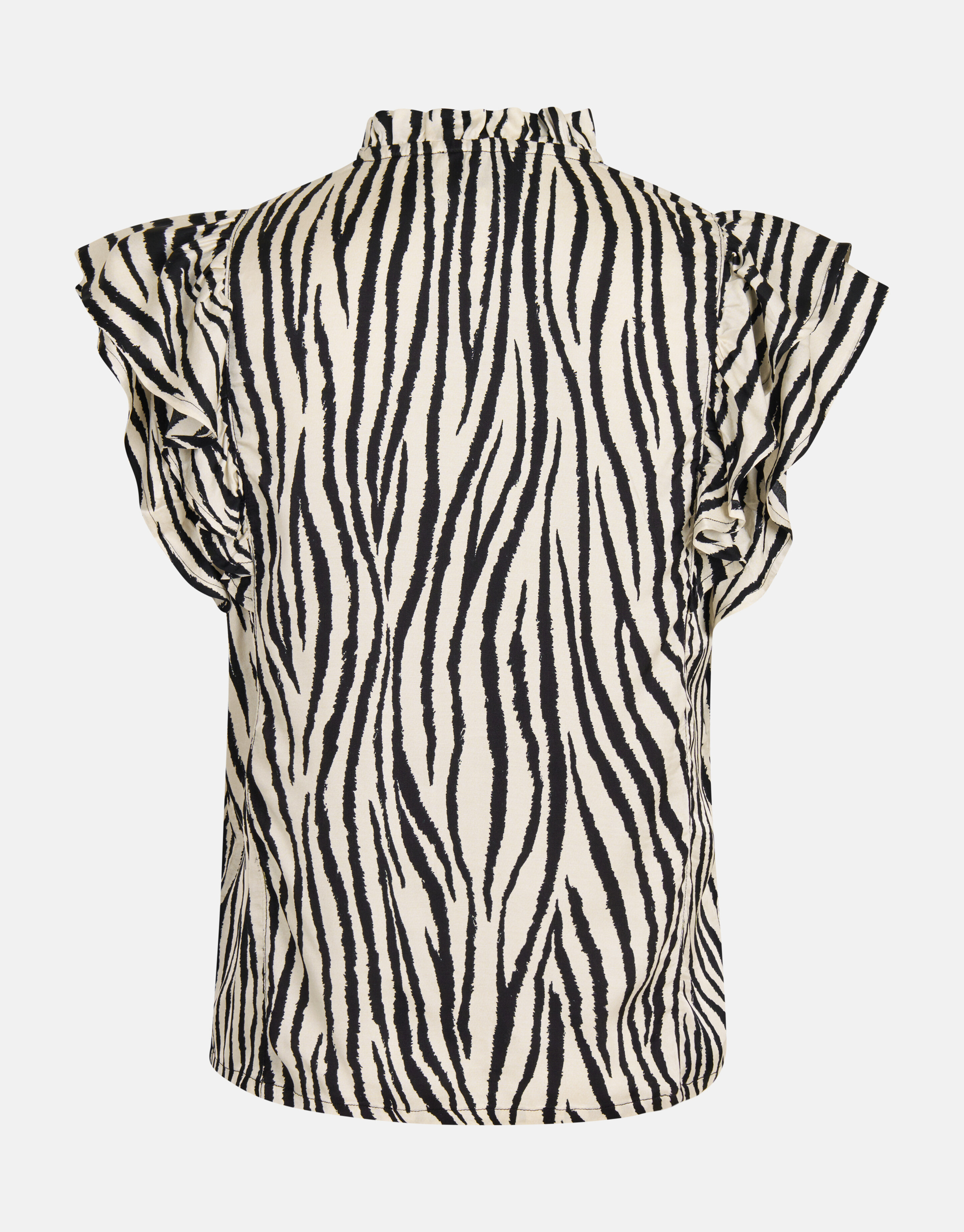 Top mit Zebradruck Schwarz/Weiß SHOEBY WOMEN