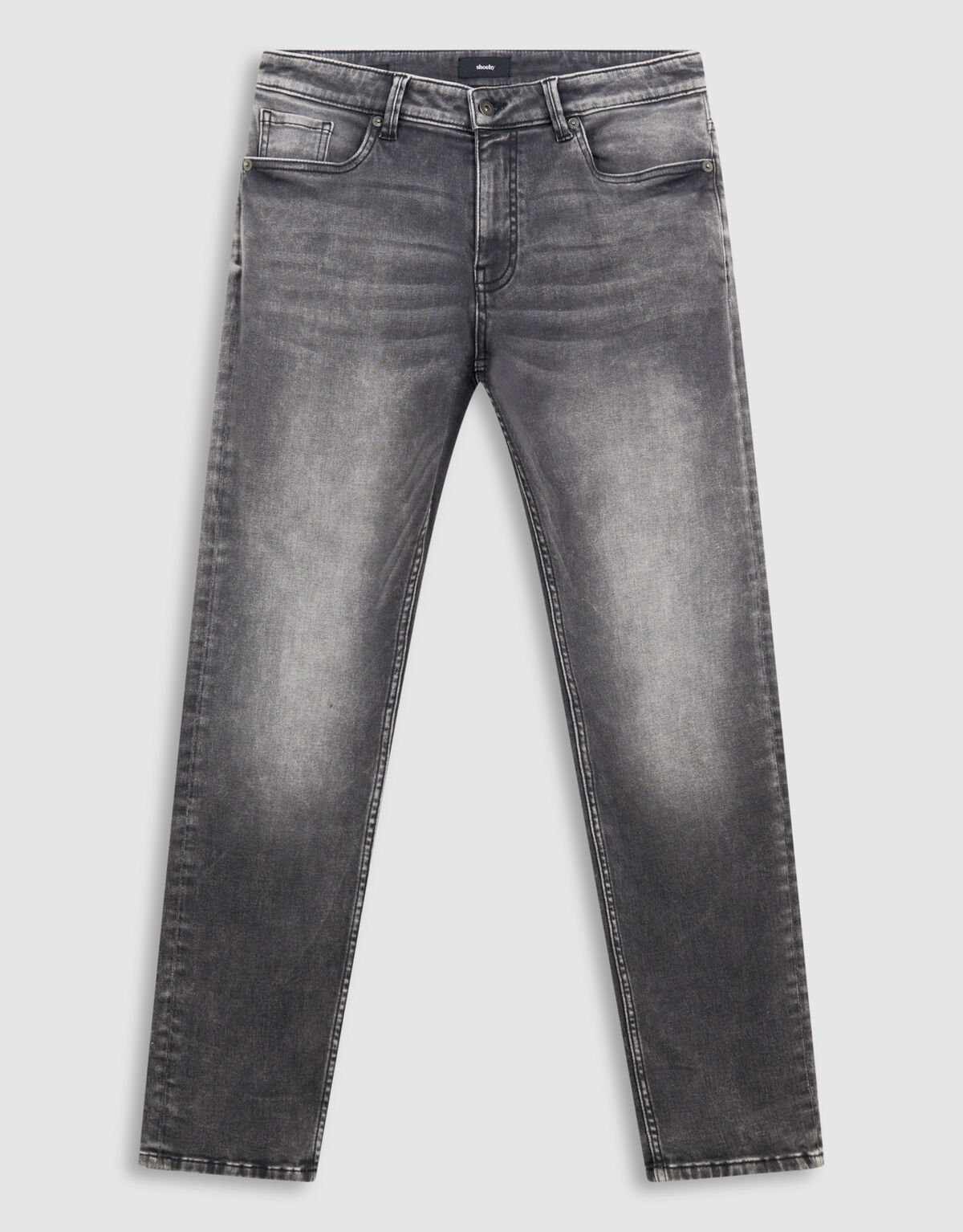 Slim Fit Jog Jeans Grijs L32 SHOEBY MEN