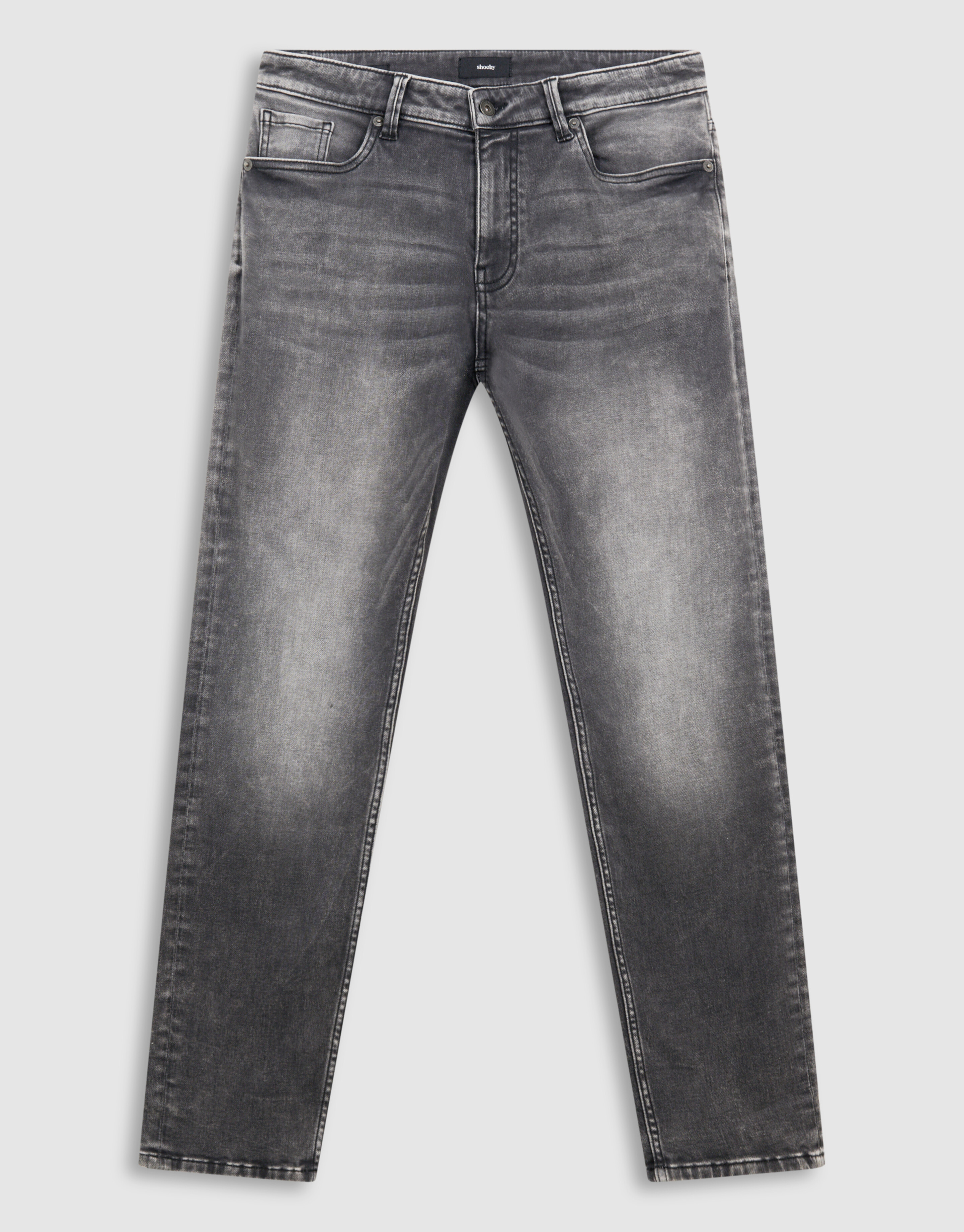 Slim Fit Jog Jeans Grijs L32 SHOEBY MEN