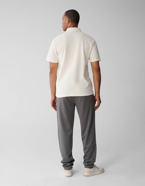 Struktur Jersey Polo Off White SHOEBY MEN