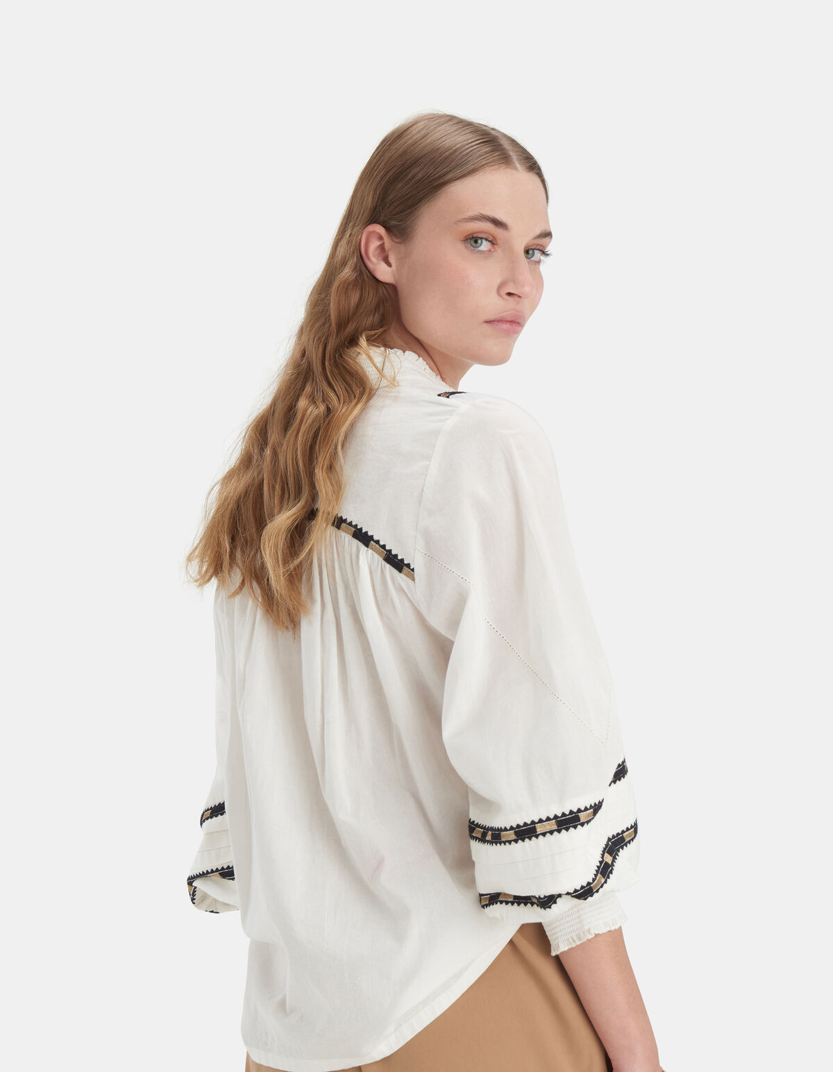 Goldene Bluse von Mieke EKSEPT