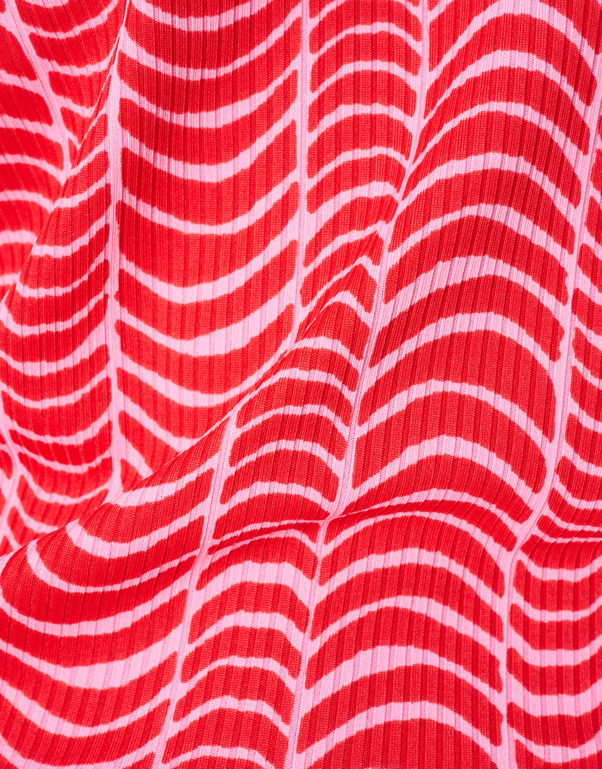 Rippen-Jersey-Top Rot SHOEBY WOMEN