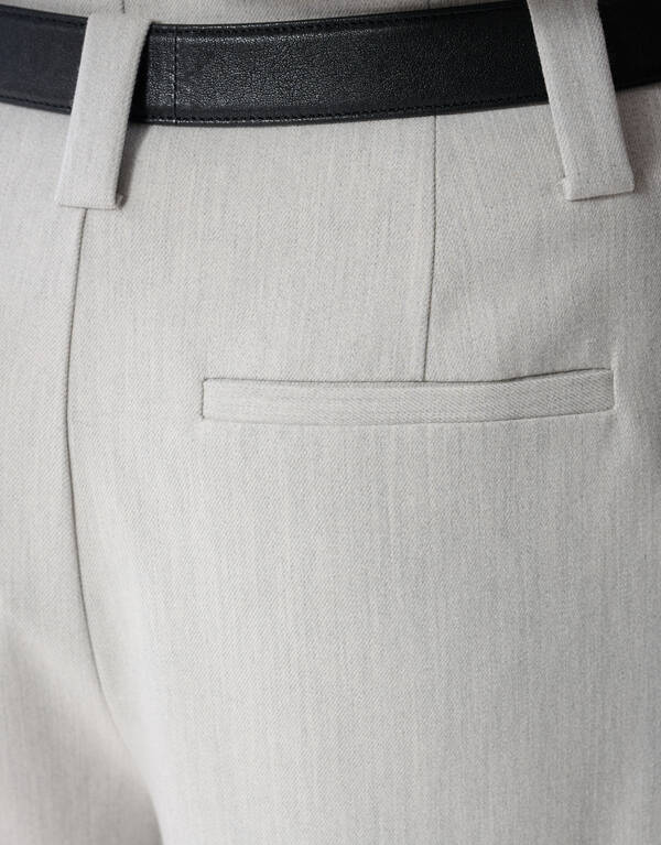 Weite Hosen Passform Hellgrau Von Mieke SHOEBY WOMEN