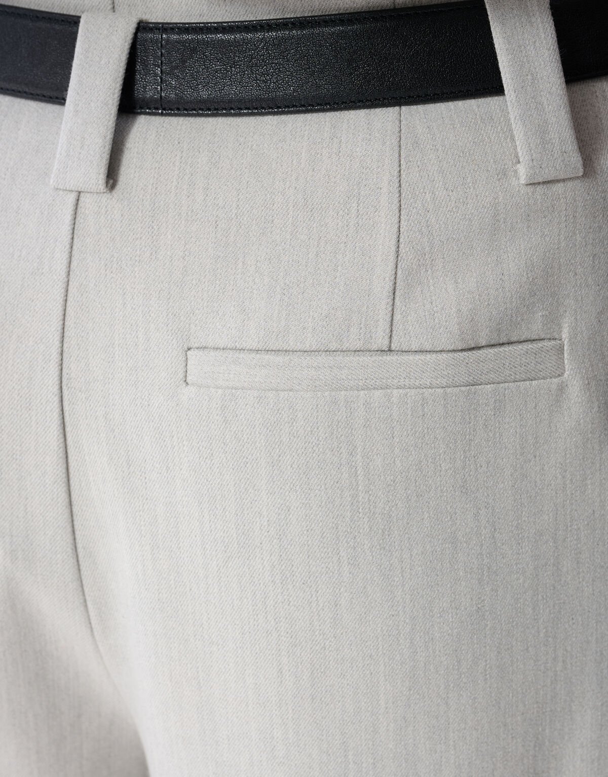 Weite Hosen Passform Hellgrau Von Mieke SHOEBY WOMEN