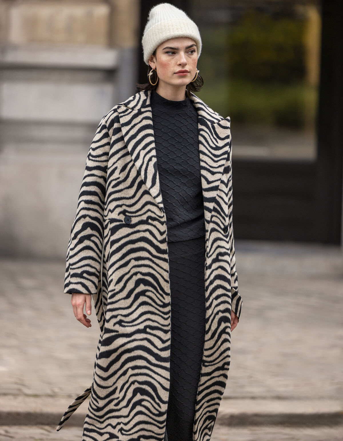 Zebra Jacke Schwarz/Beige SHOEBY WOMEN