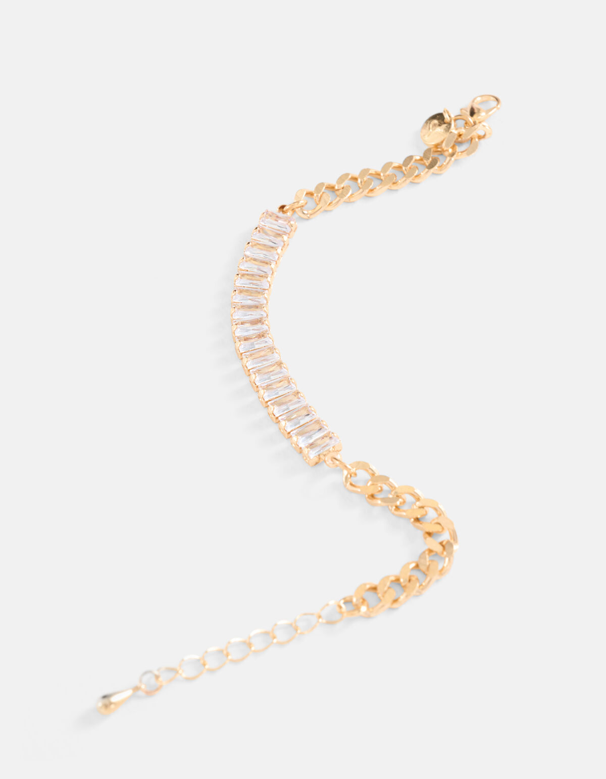 Strass-Kettenarmband Gold SHOEBY ACCESSOIRES