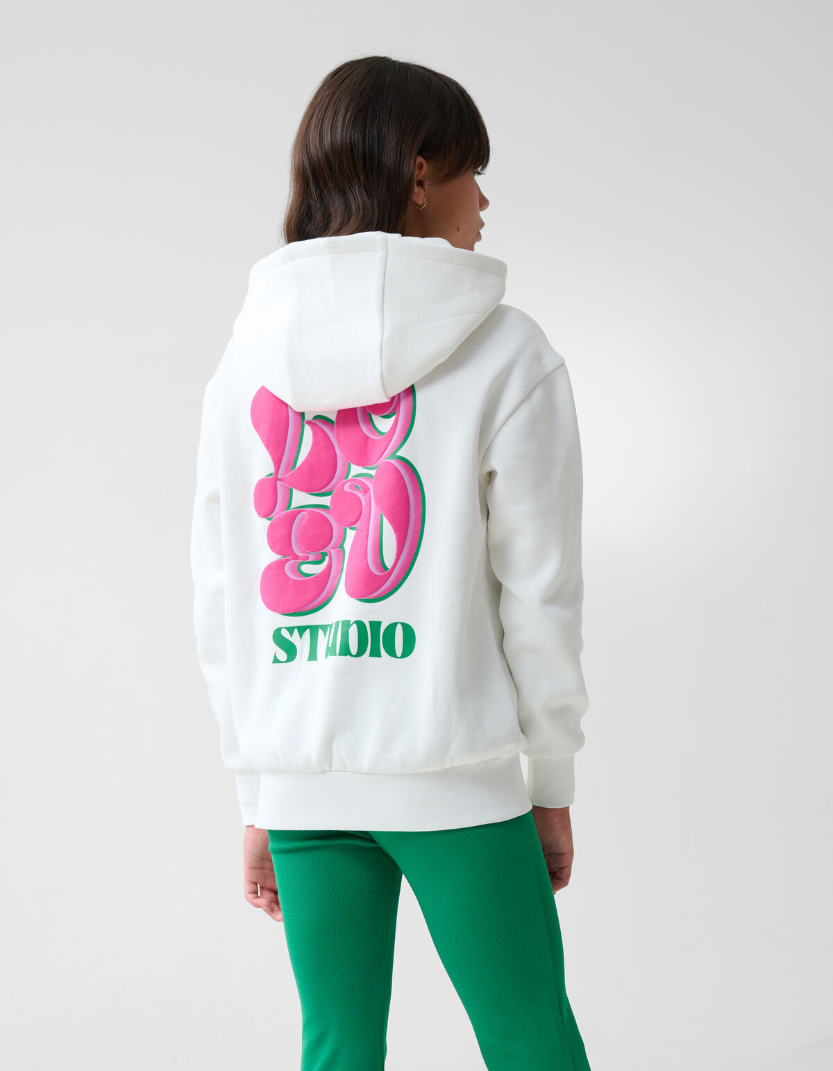 Artwork Hoodie Off White SHOEBY GIRLS
