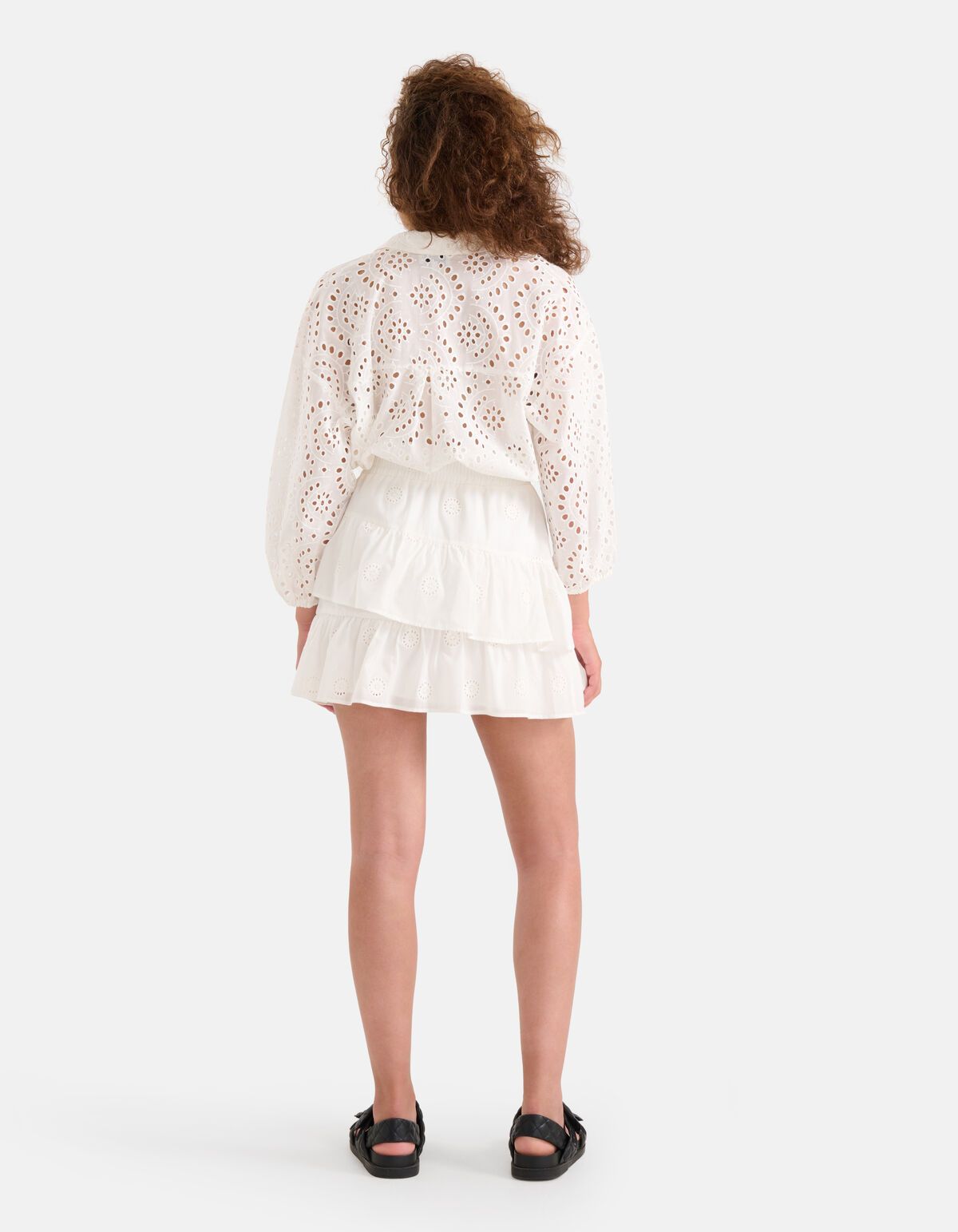 Broderie-Rock Weiß SHOEBY WOMEN