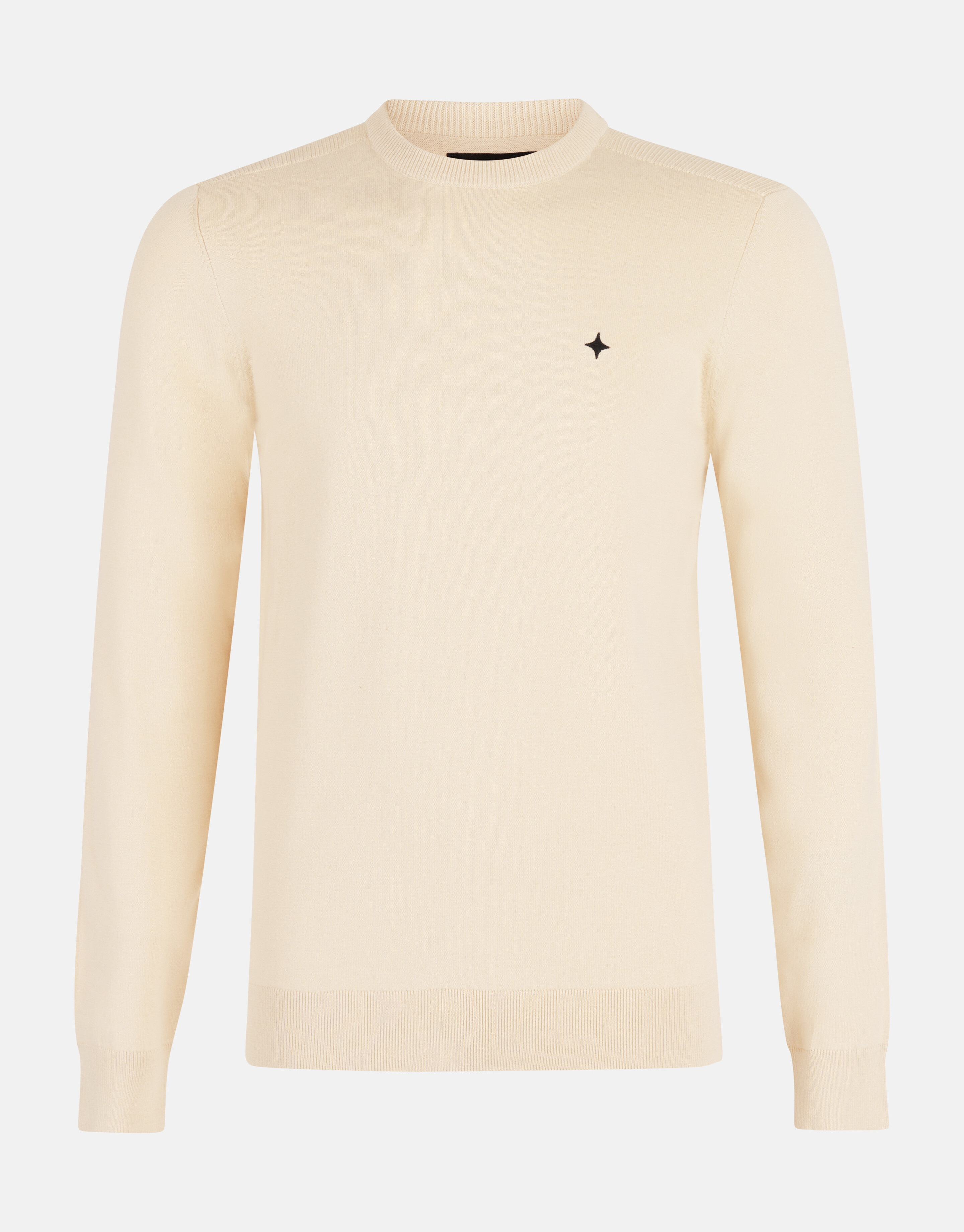Rippenpullover Beige SHOEBY MEN