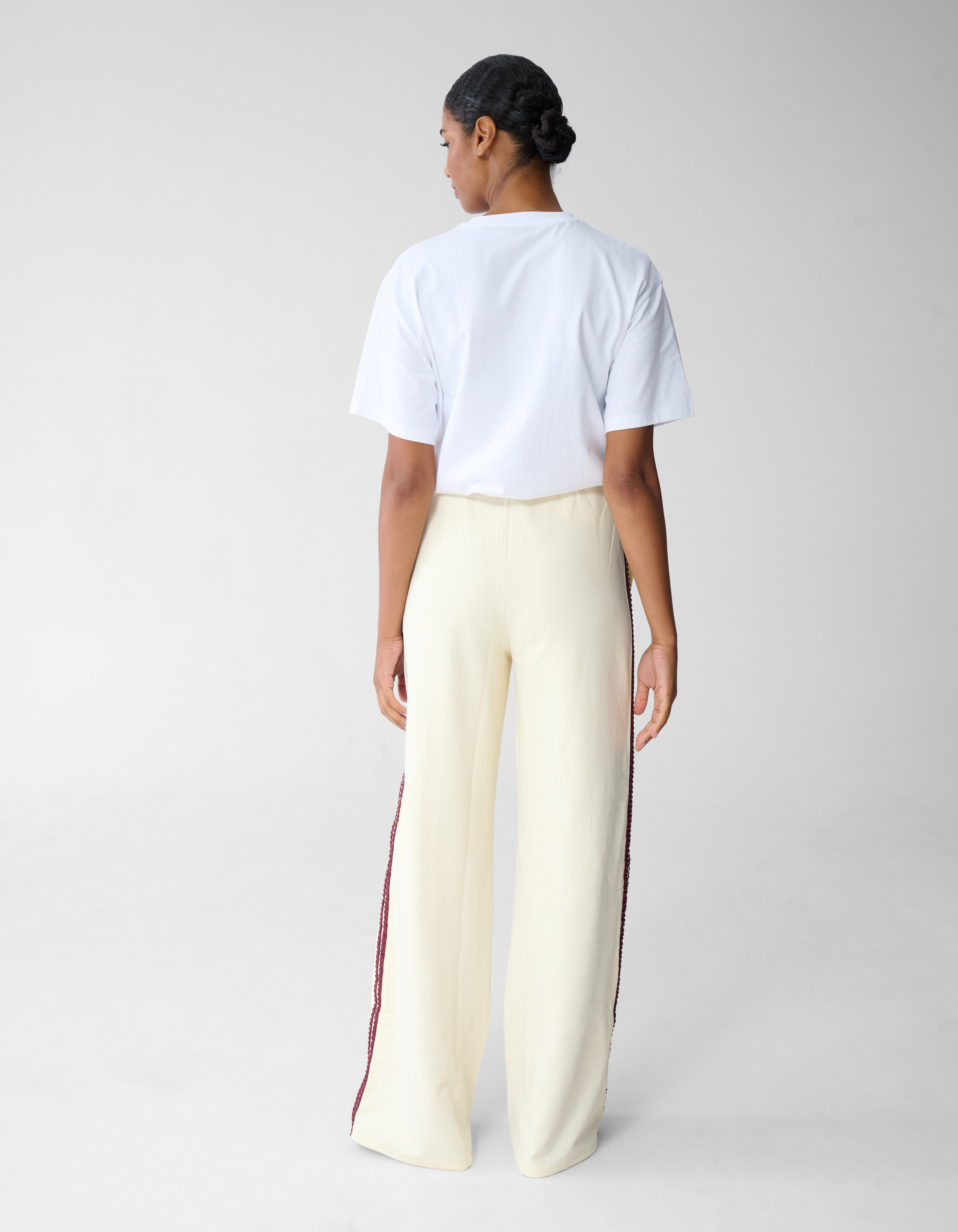 Tape Weite Beinform Hose Hellgelb SHOEBY WOMEN