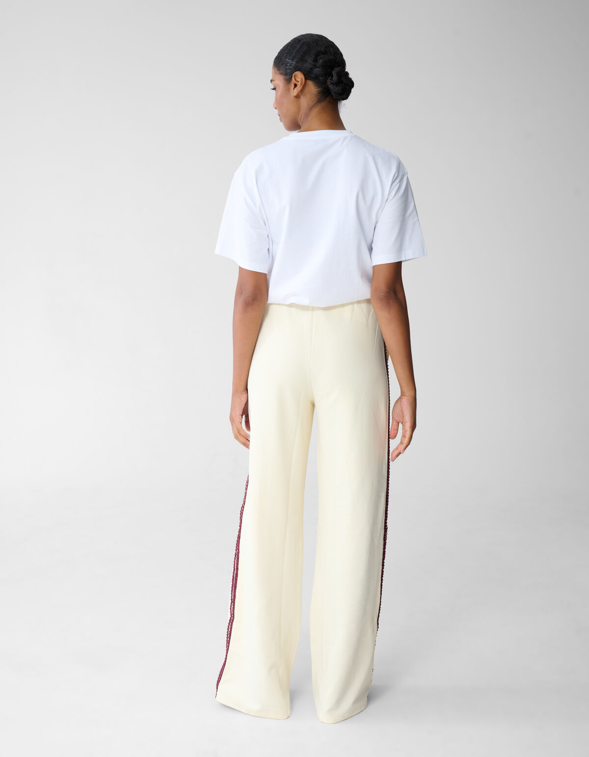Tape Weite Beinform Hose Hellgelb SHOEBY WOMEN