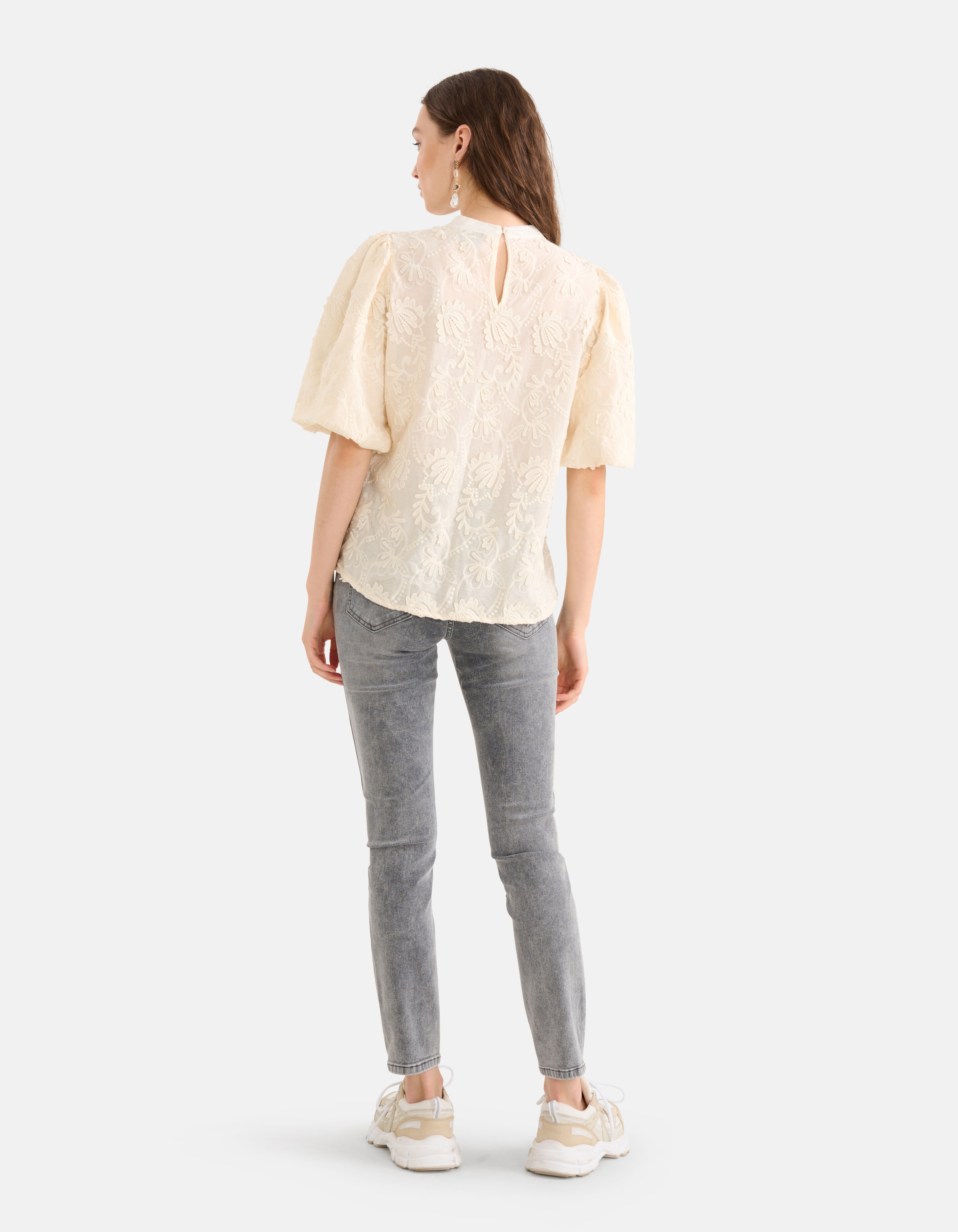Besticktes Top Off White SHOEBY WOMEN