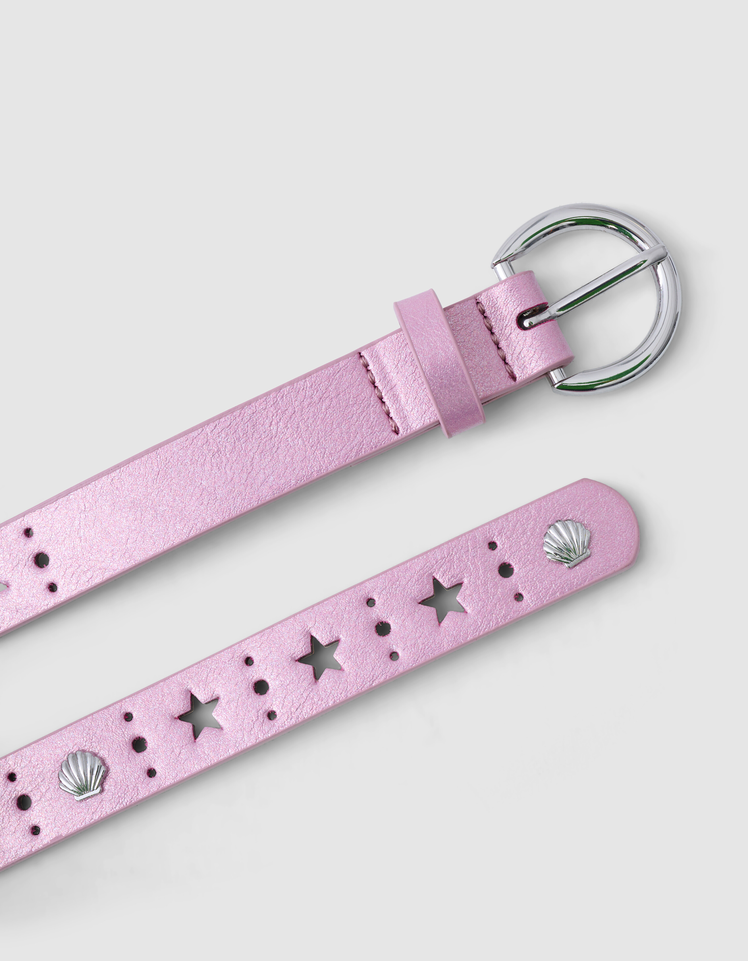 Metallischer Gürtel Rosa SHOEBY ACCESSOIRES