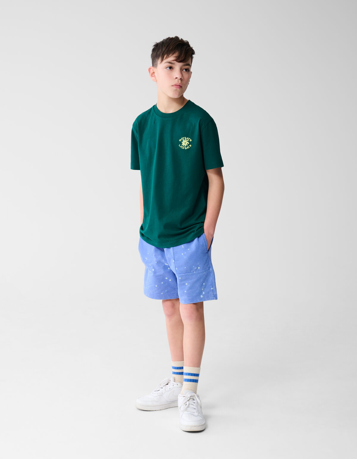 Wayback Artwork T-shirt Dunkelgrün SHOEBY BOYS
