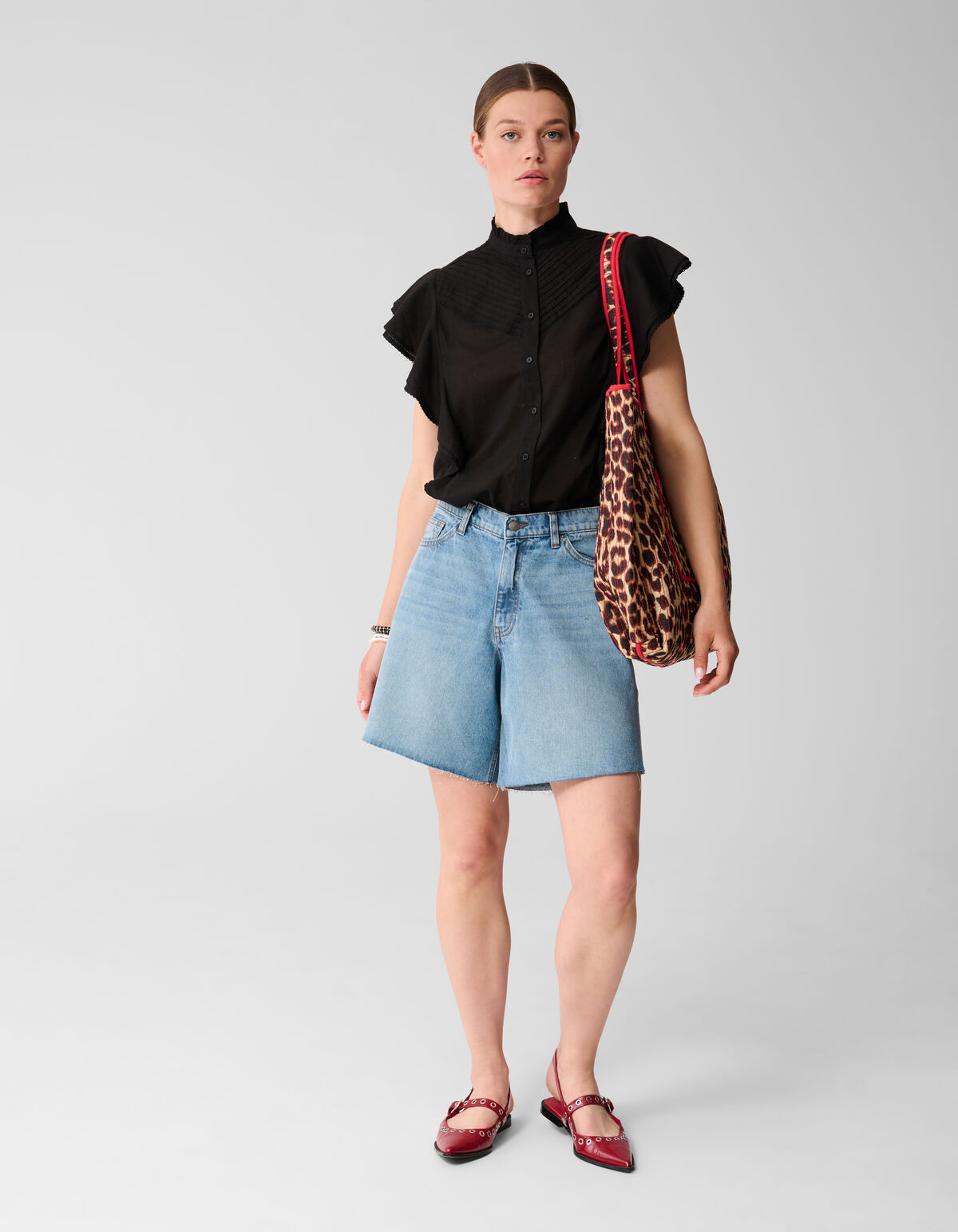 Der Reversible Printed Shopper Pink SHOEBY ACCESSOIRES