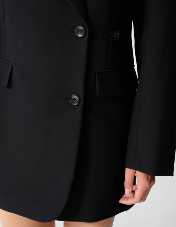 Oversized Blazer Kleid schwarz SHOEBY WOMEN
