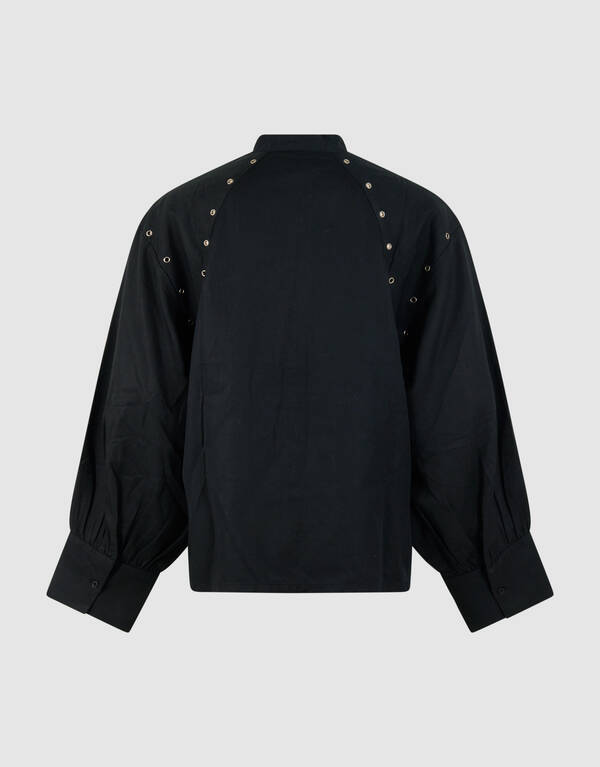 Eyelet Bluse Schwarz SHOEBY WOMEN