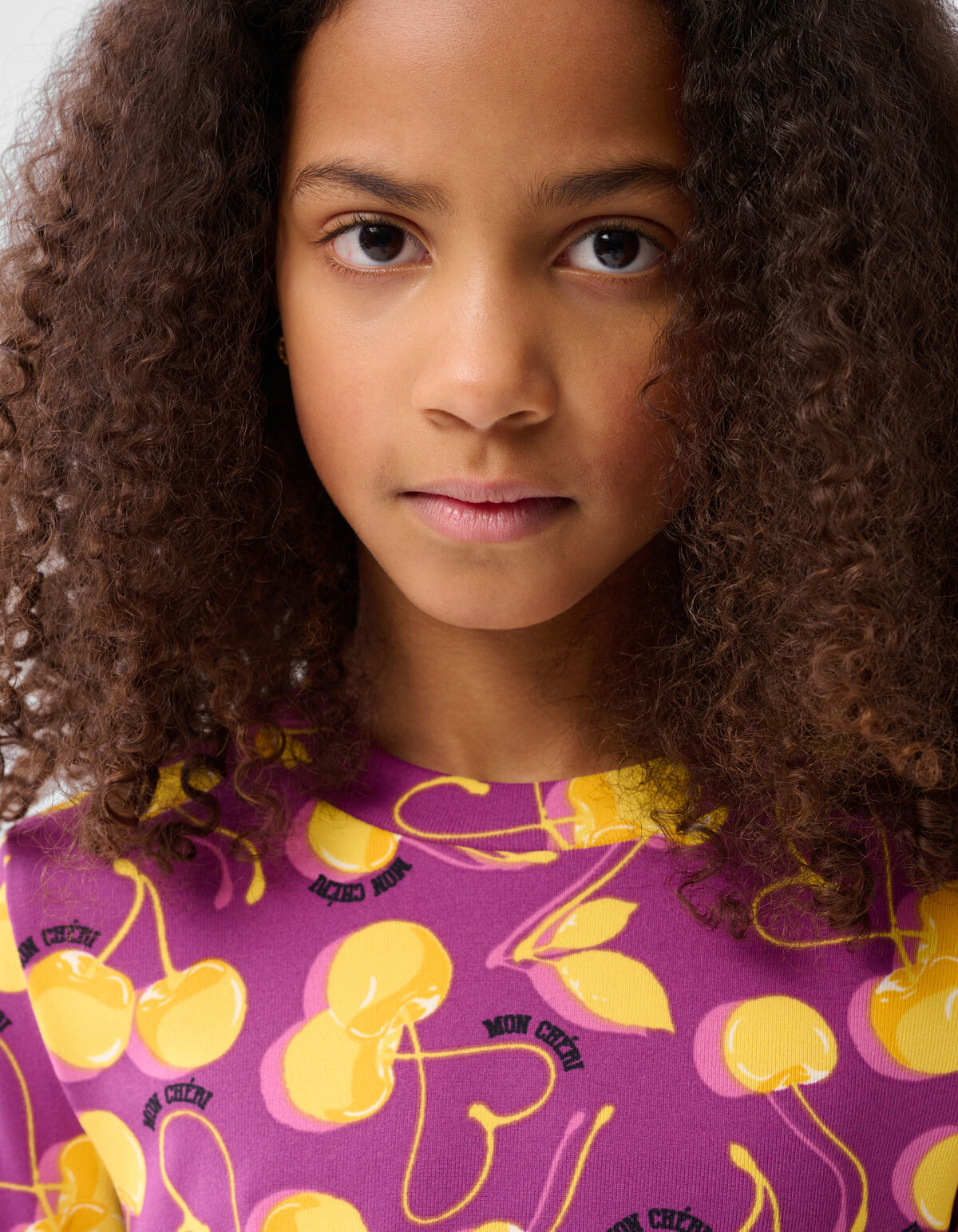 Obst Kunstwerk Crop top Dunkel Lila SHOEBY GIRLS