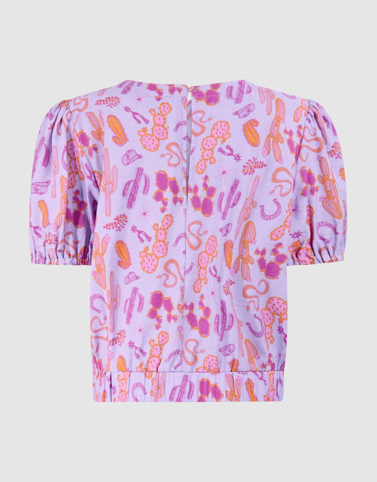 Bedrucktes Puff-Top Hellviolett SHOEBY GIRLS