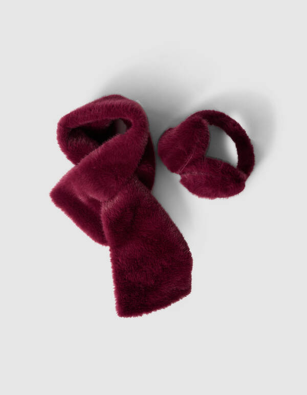 Winter Set Dunkelrot SHOEBY ACCESSOIRES