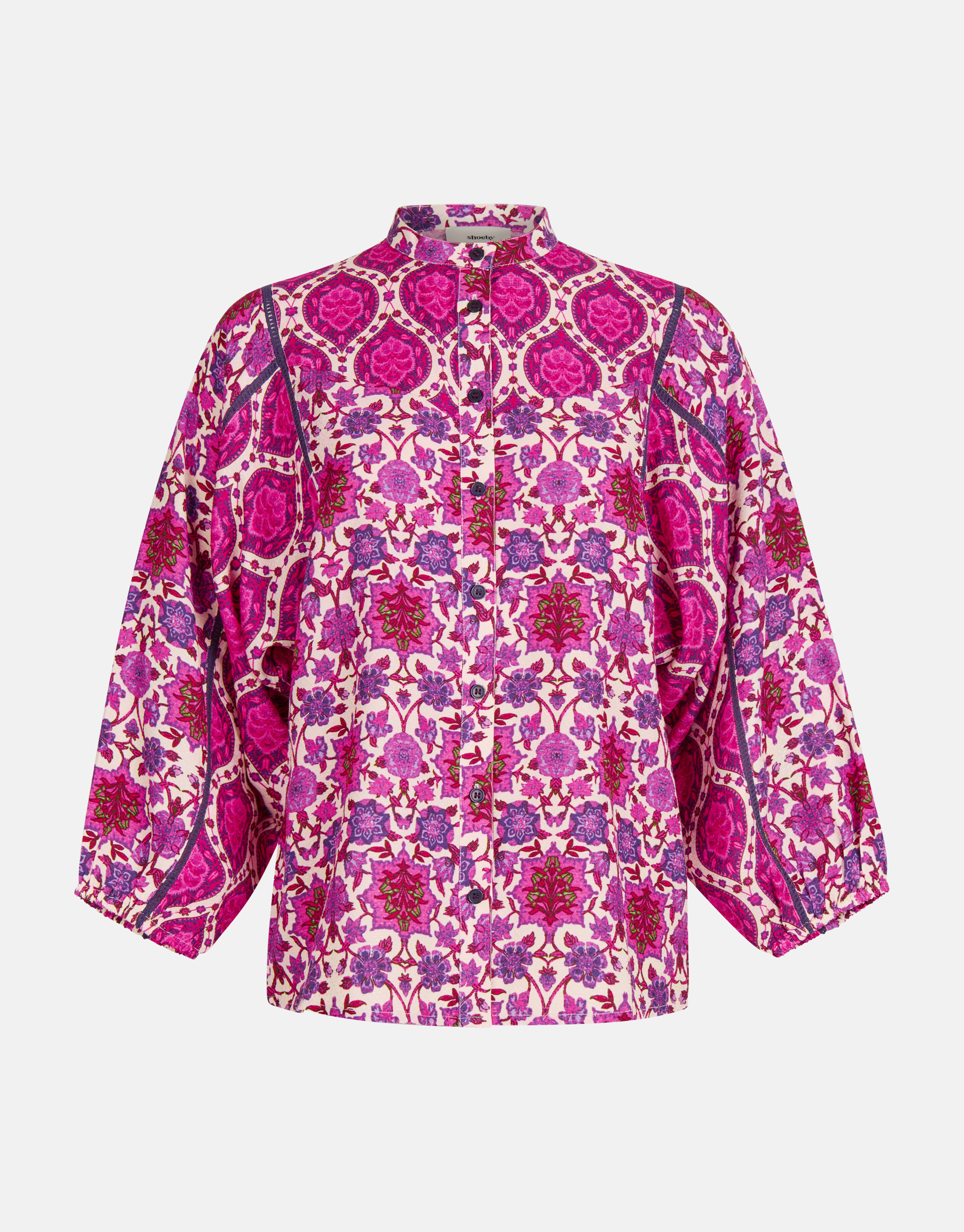 Grafik Print Bluse Lila SHOEBY WOMEN