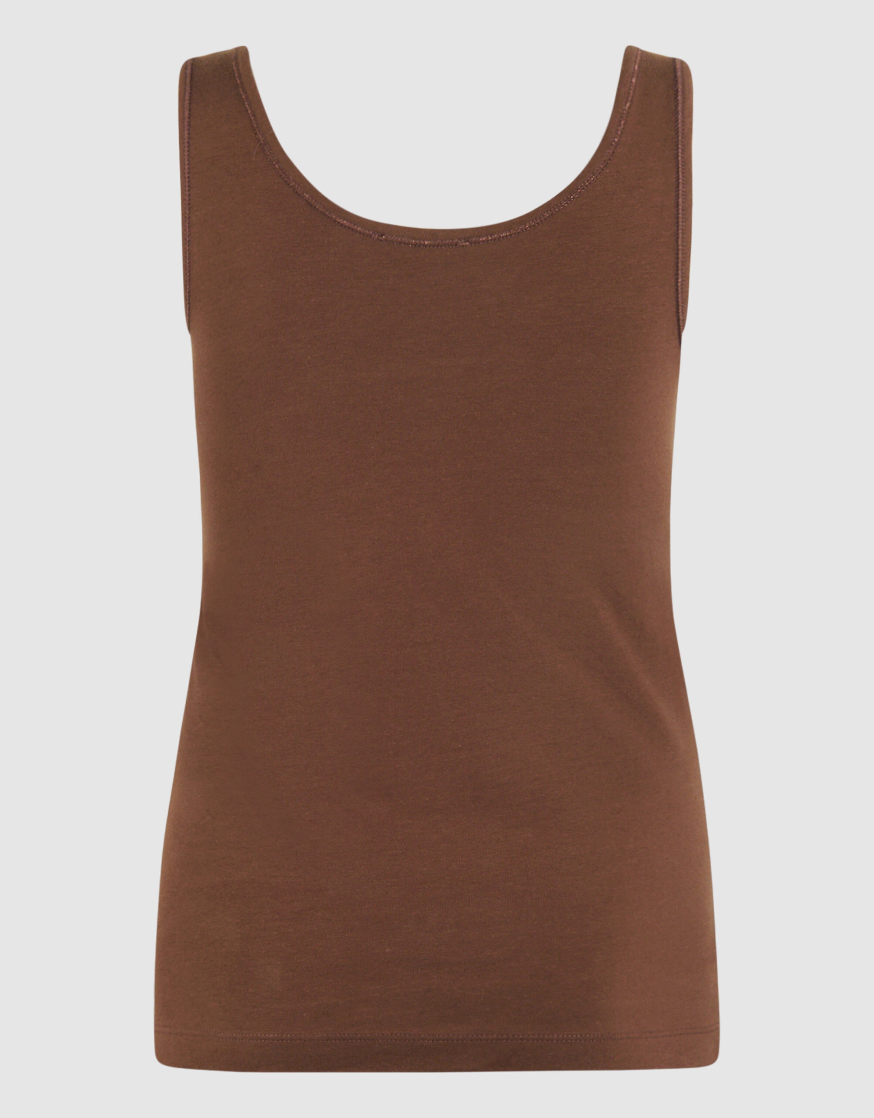 Basic Tanktop Hellbraun SHOEBY WOMEN