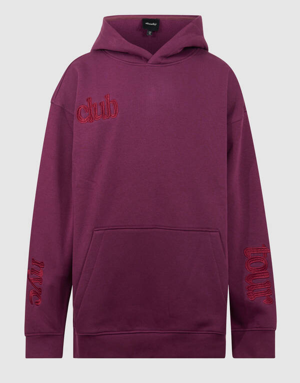 Club Stickerei Hoodie Dunkelrot SHOEBY BOYS