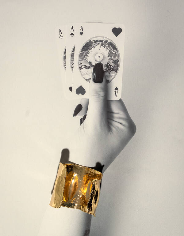 Big Bangle Armband Gold SHOEBY ACCESSOIRES