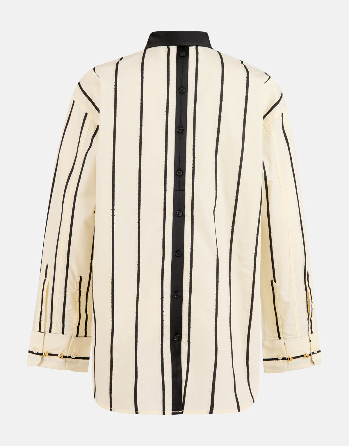 Gestreifte Bluse Off White/Schwarz SHOEBY WOMEN