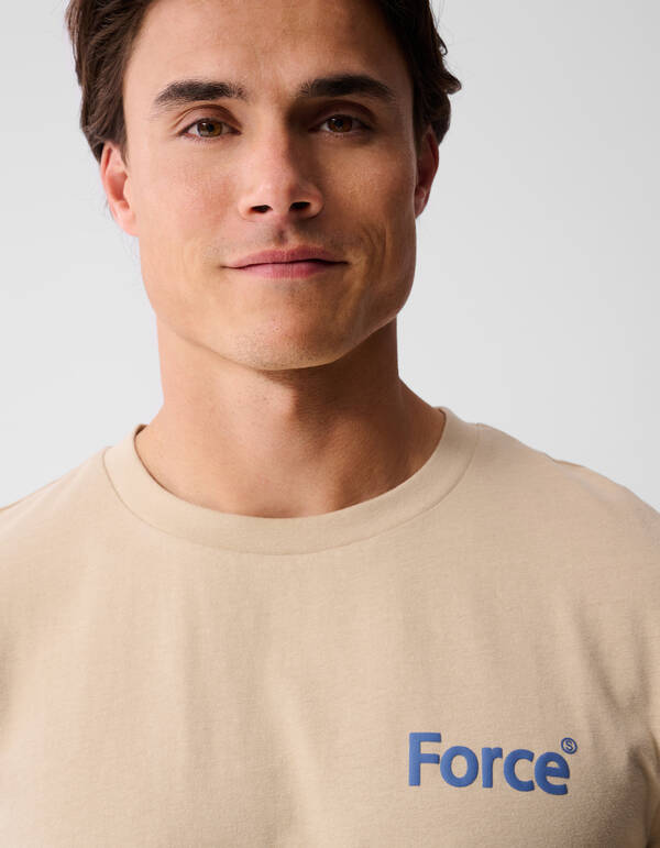 Kraft-T-Shirt Sand SHOEBY MEN