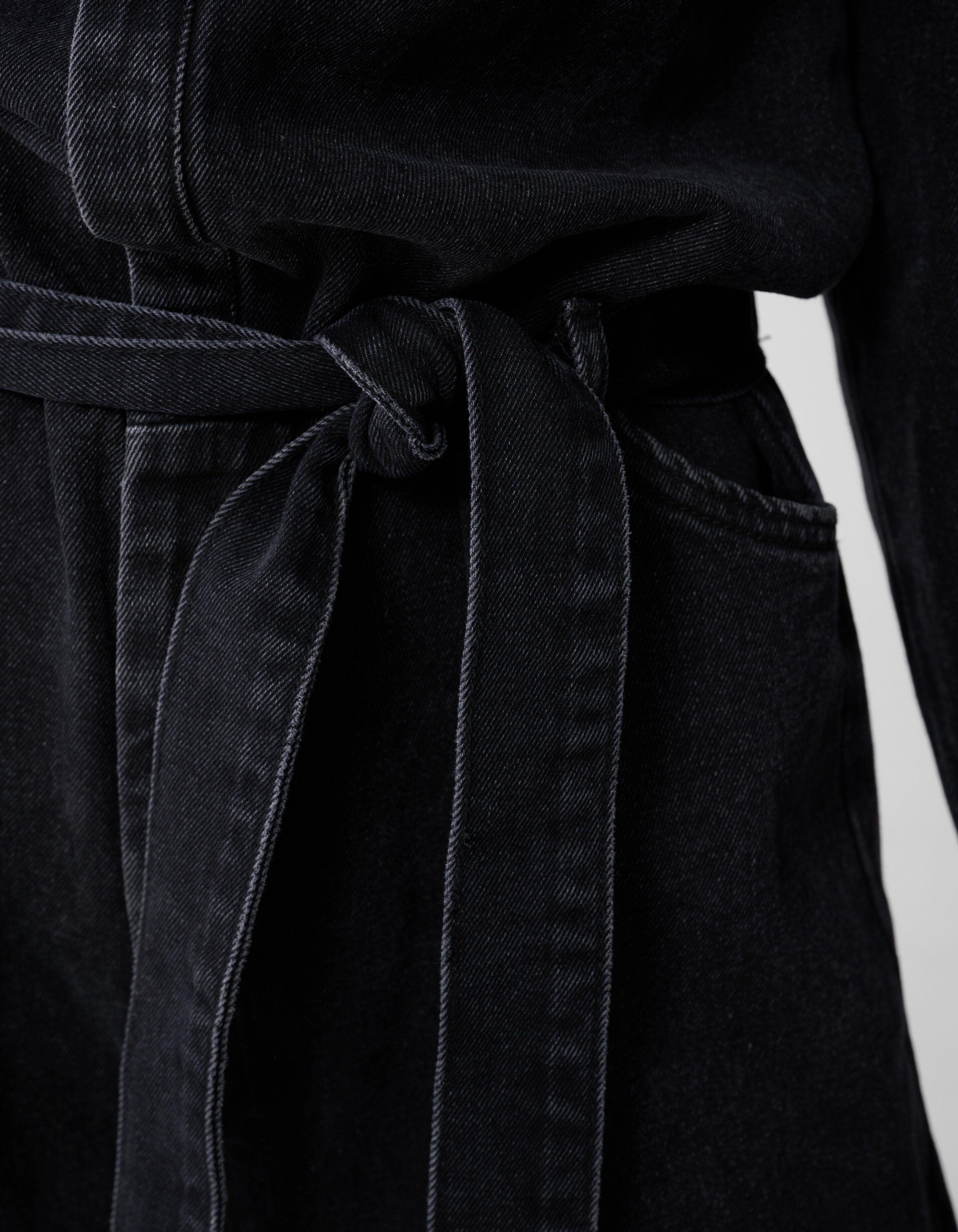 Übergroßer Denim-Jumpsuit Schwarz von Monica SHOEBY WOMEN