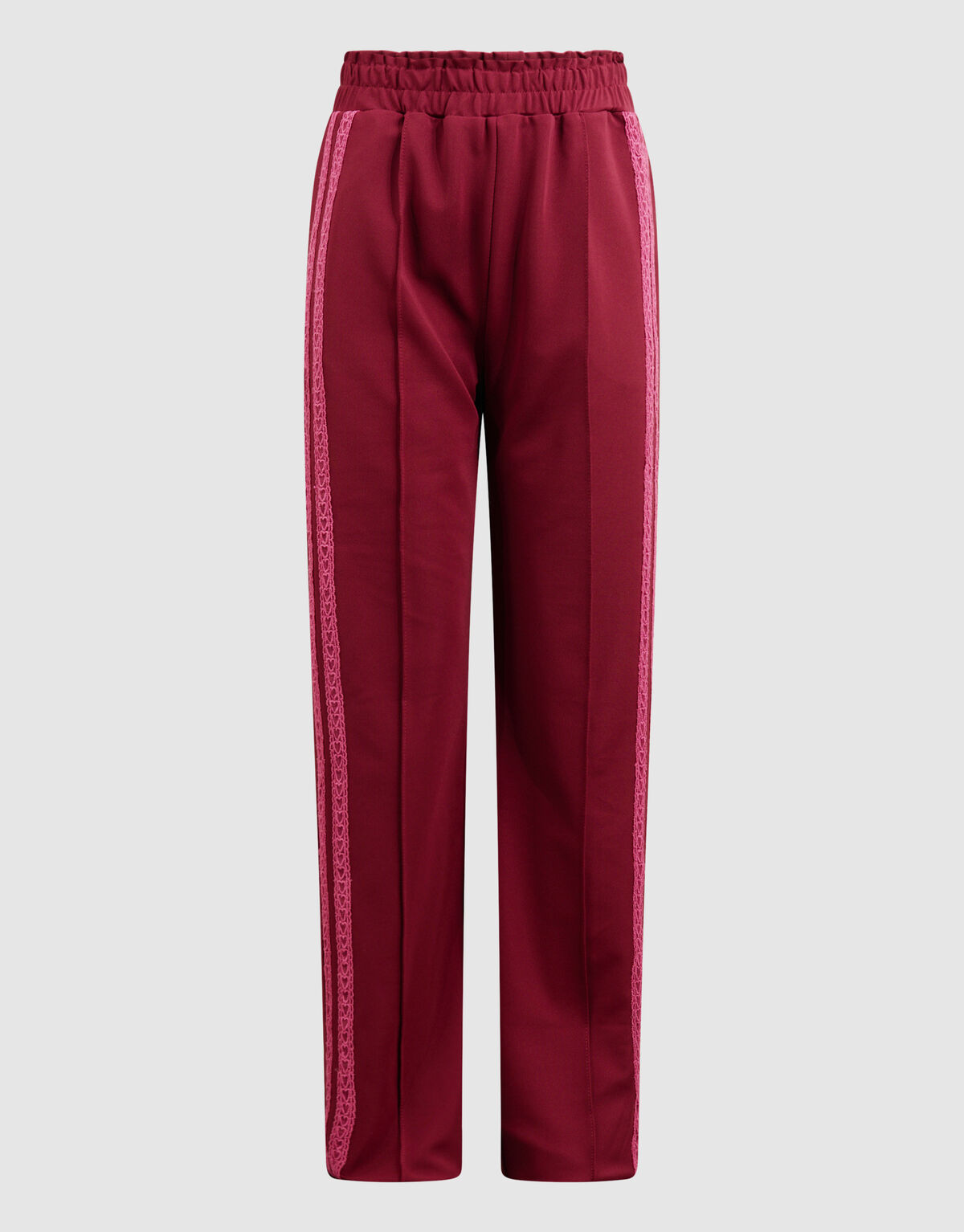 Sportliche Hose mit weitem Bein in Dunkelrosa SHOEBY GIRLS
