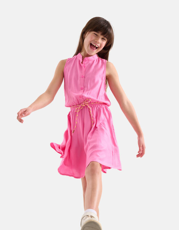 Jacquard-Kleid Rosa SHOEBY GIRLS