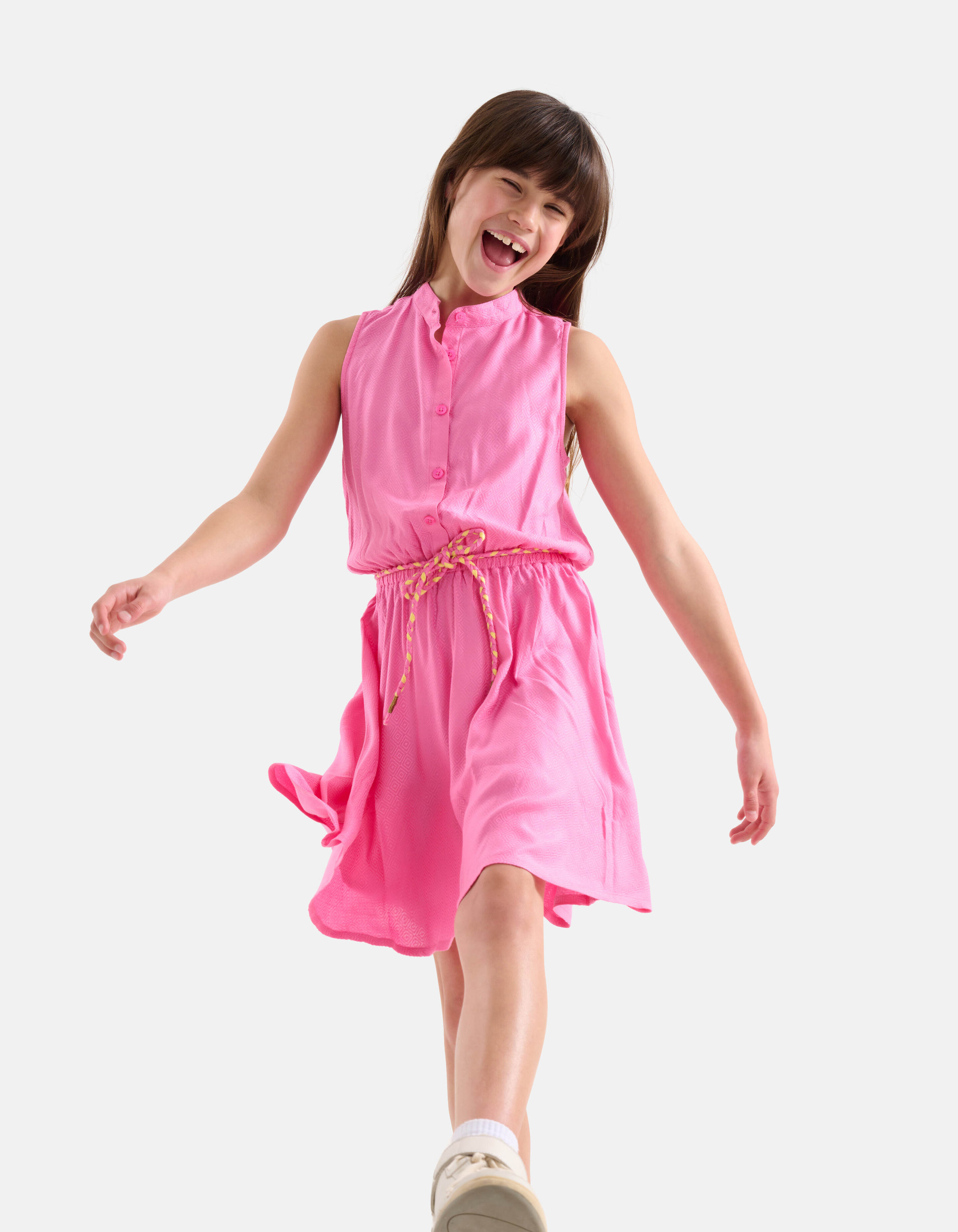 Jacquard-Kleid Rosa SHOEBY GIRLS