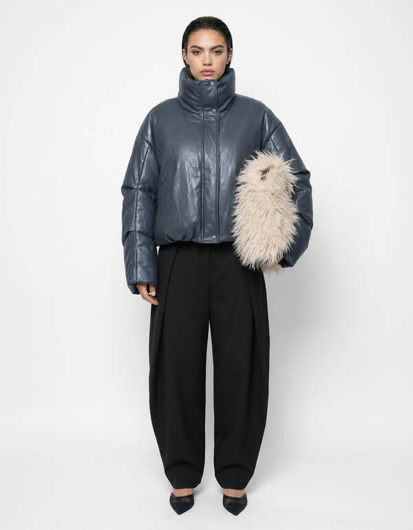 Pufferjacke in Oversize-Passform Dunkelgrau SHOEBY WOMEN