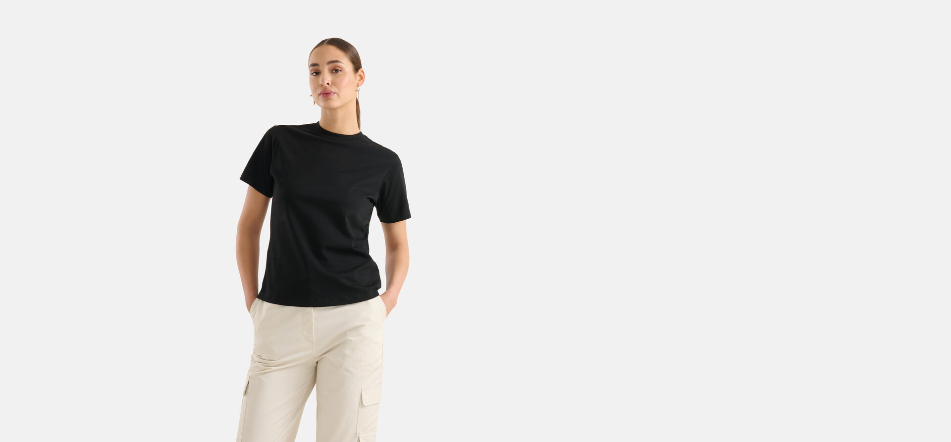 Basic T-Shirt SHOEBY WOMEN