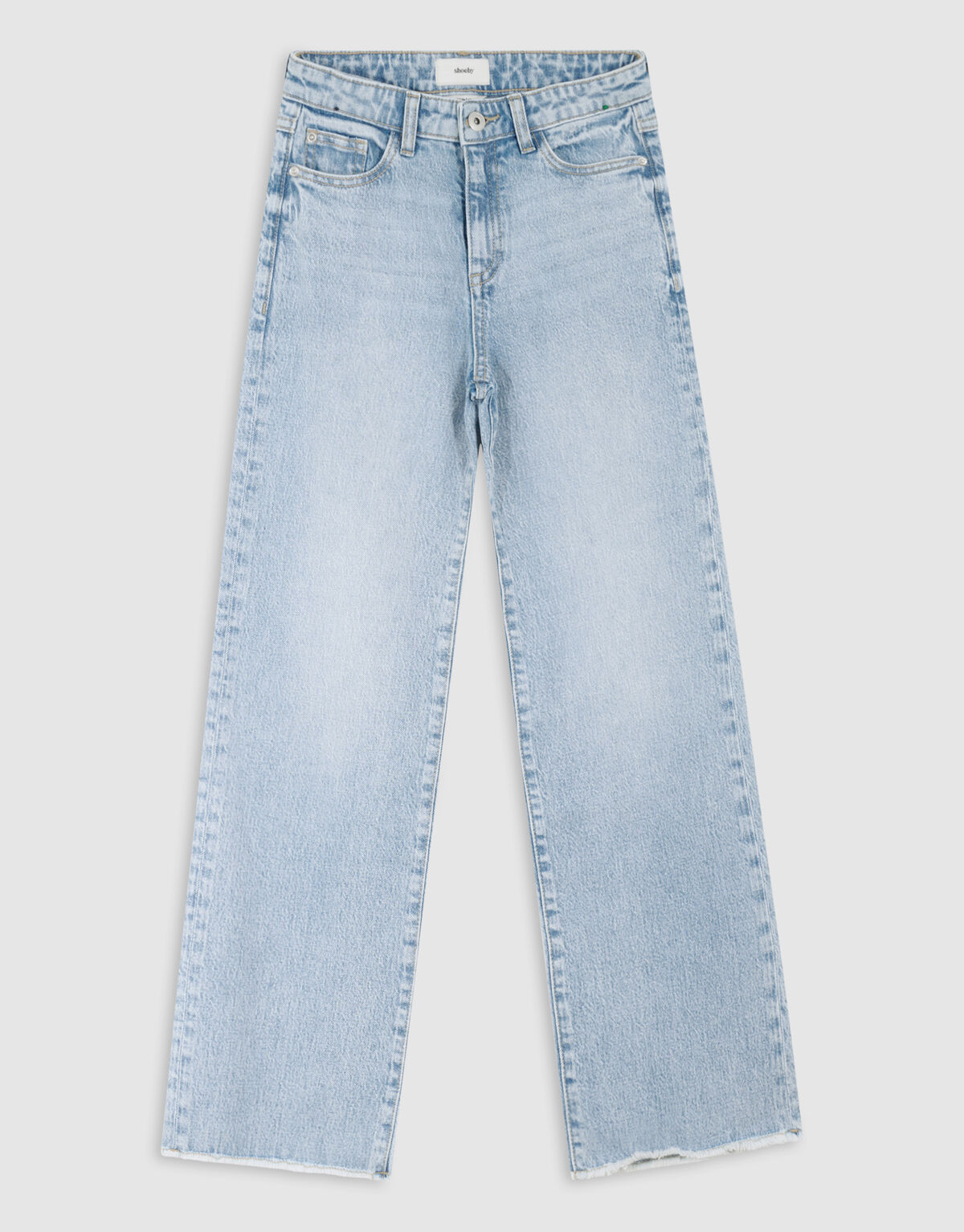 Wide Leg Fit Jeans Blau SHOEBY GIRLS