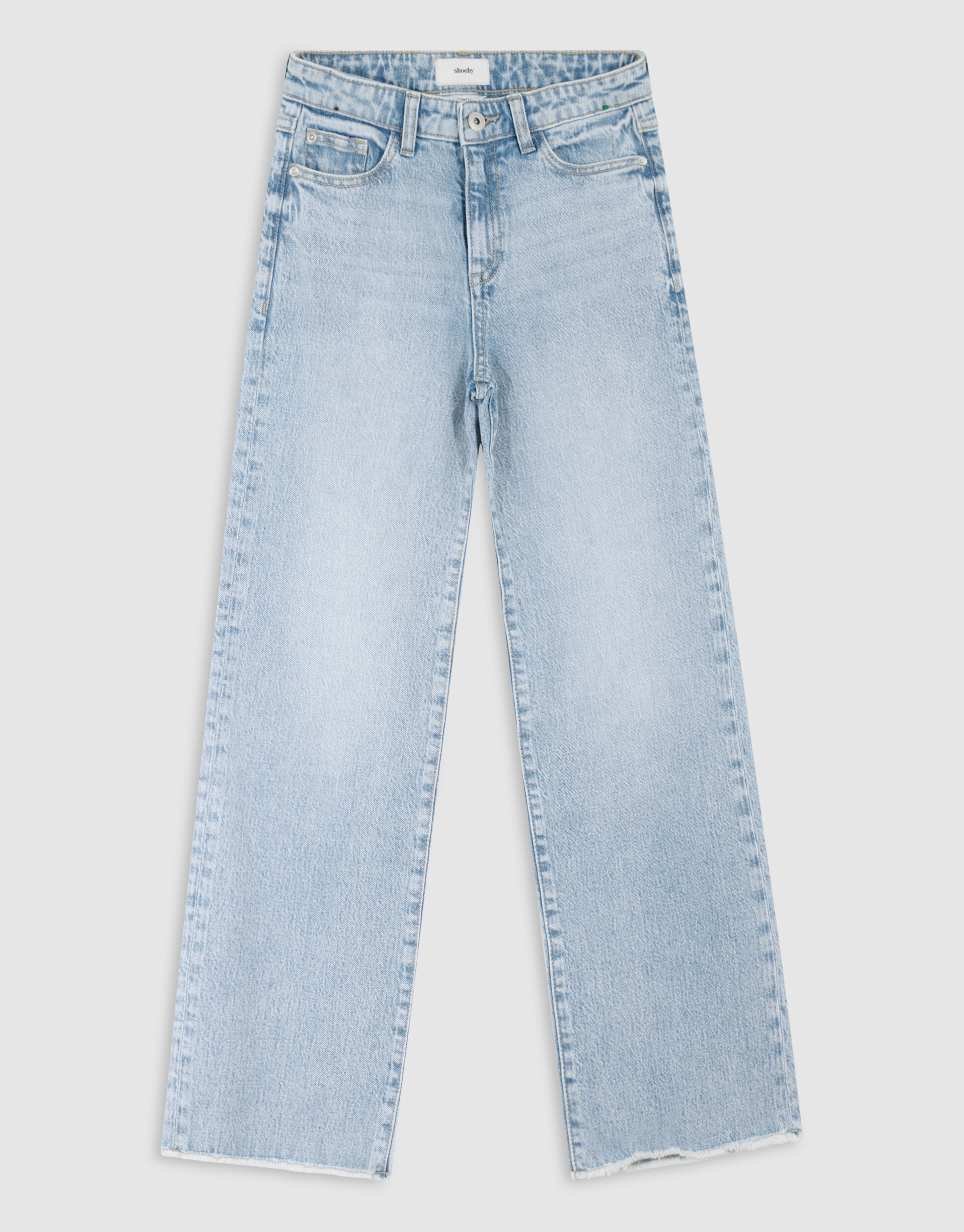 Wide Leg Fit Jeans Blau SHOEBY GIRLS
