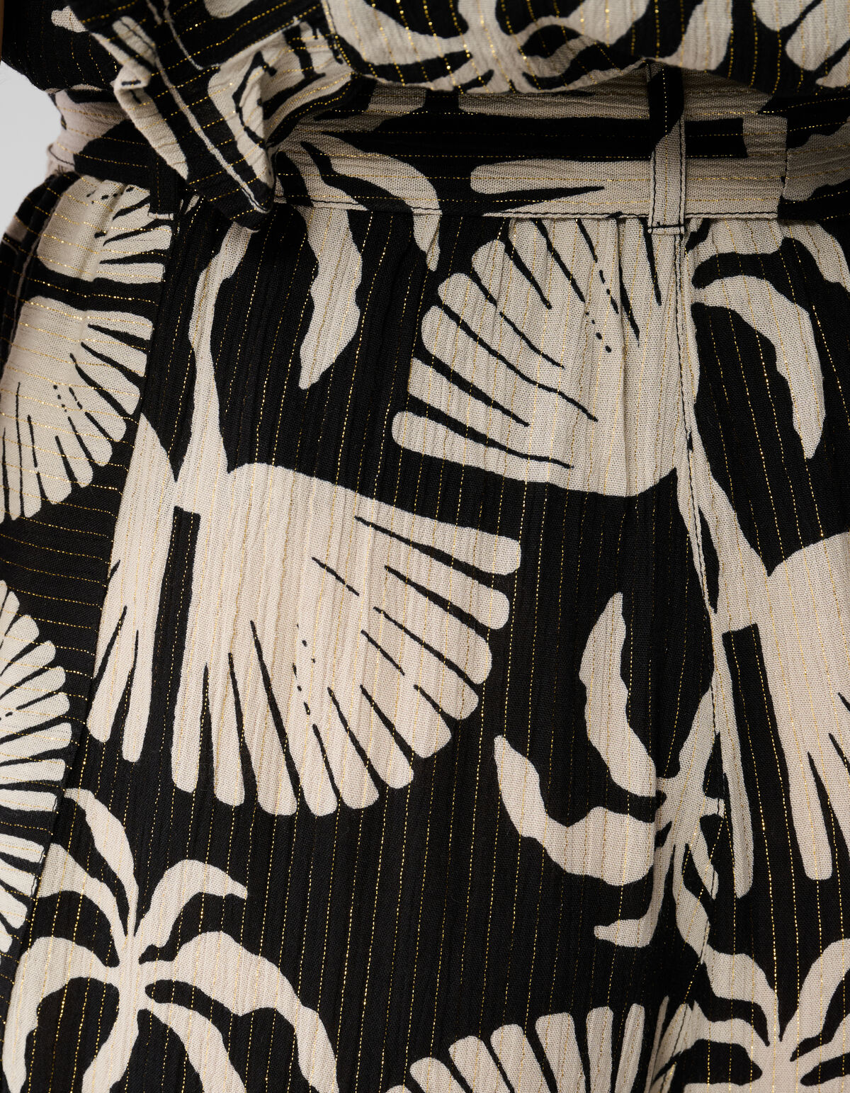 Bedruckte Short Schwarz/Wei&szlig; SHOEBY WOMEN