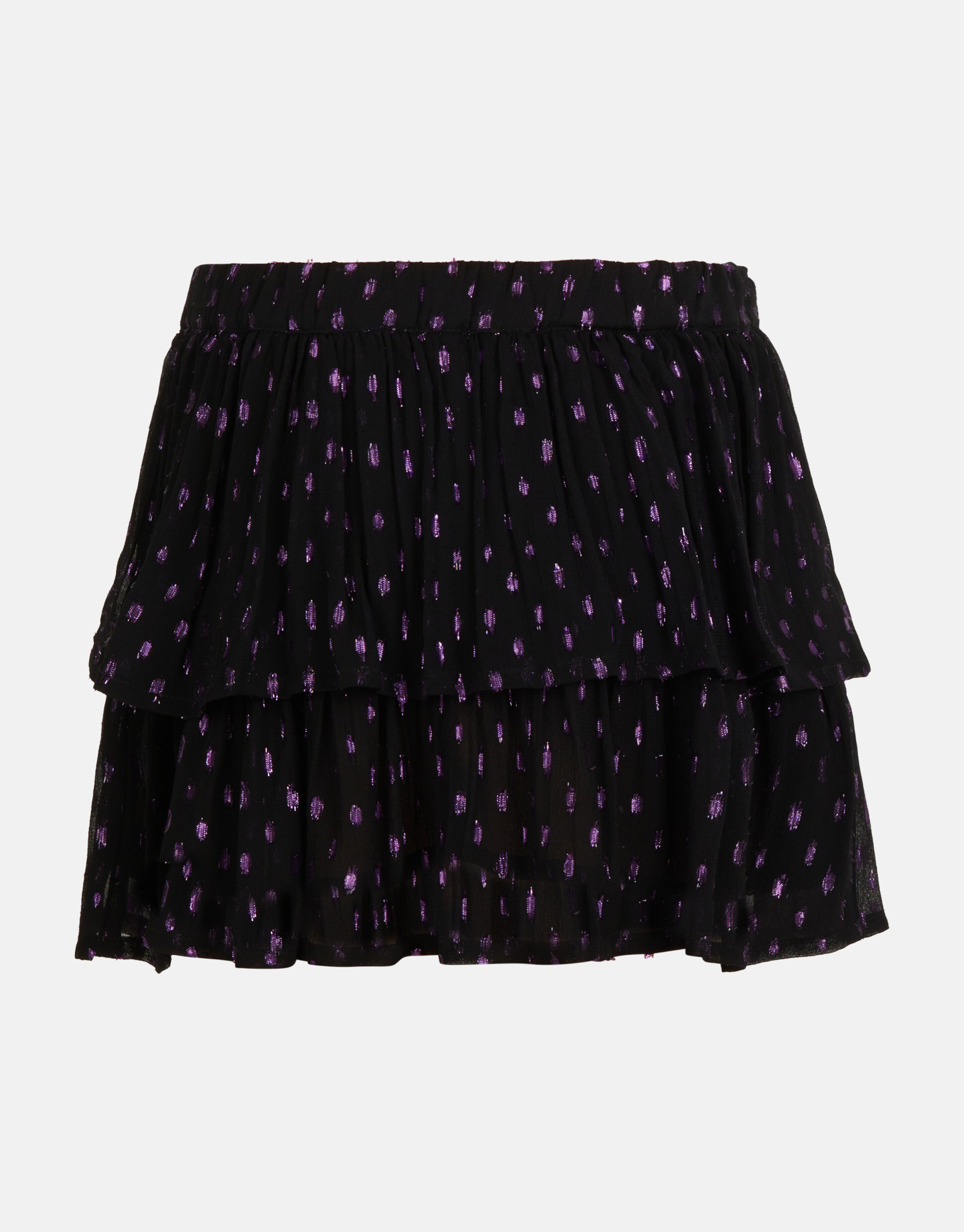 Lurex-Glitzer-Rock Schwarz SHOEBY GIRLS