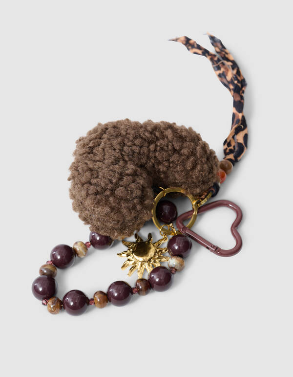 Teddy Herz Taschenanhänger Braun SHOEBY ACCESSOIRES