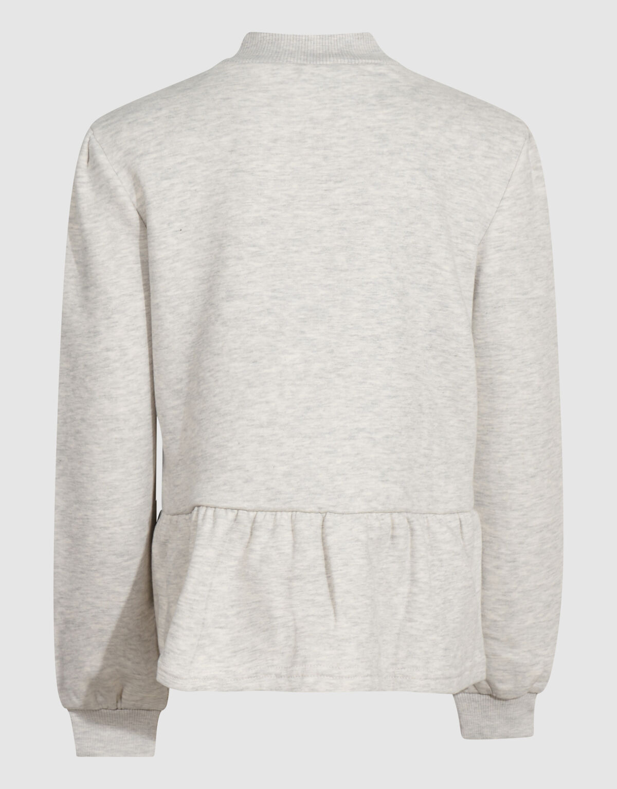 Peplum-Pullover in Hellgrau SHOEBY GIRLS