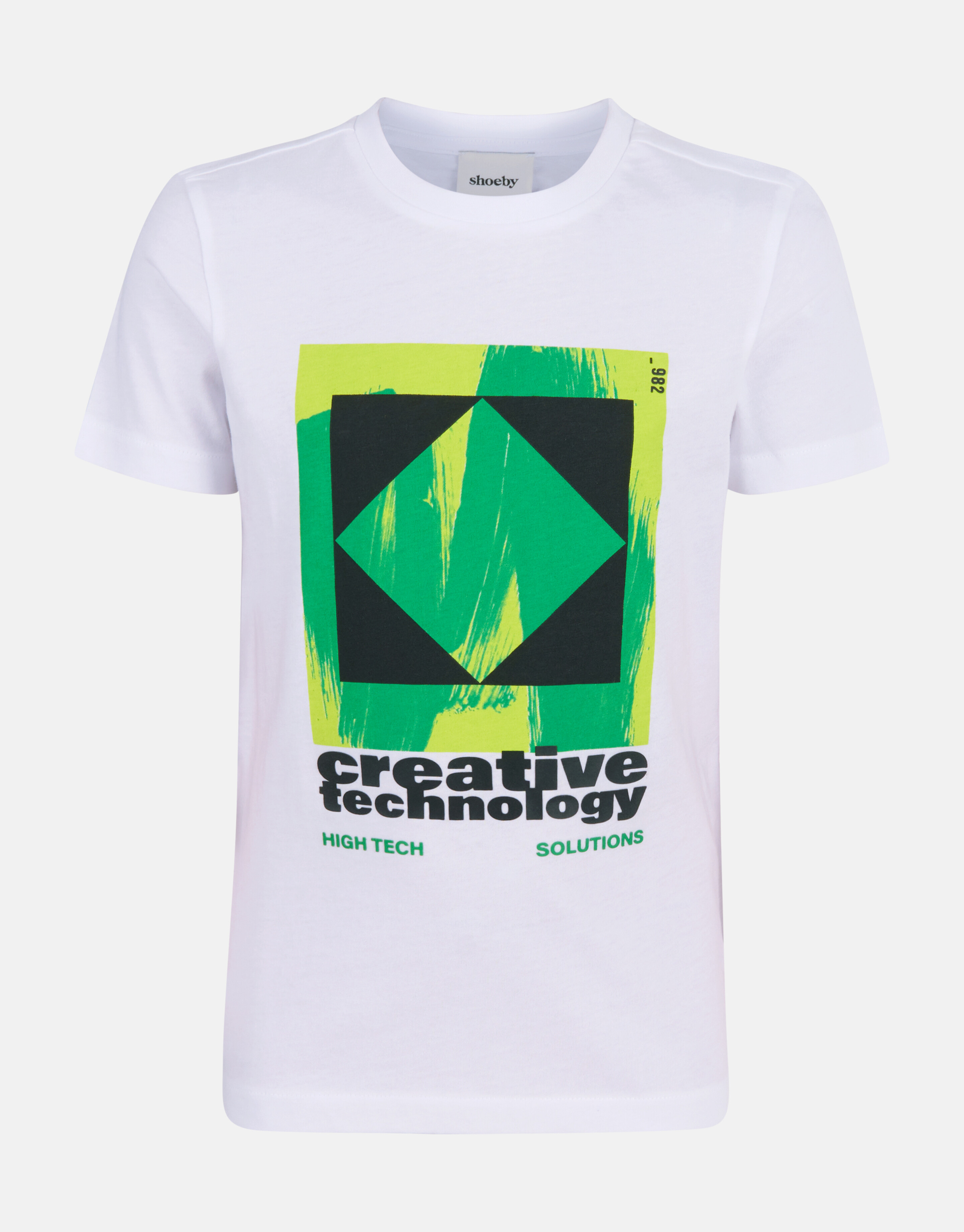 Bedrucktes T-shirt Weiß SHOEBY BOYS