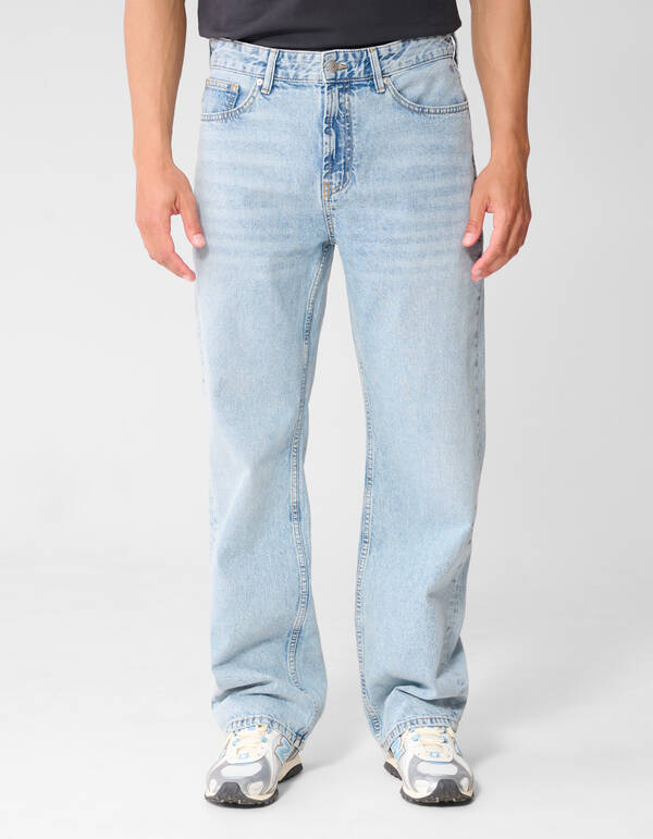 Relaxed Fit Jeans Bleached L32 SHOEBY MEN
