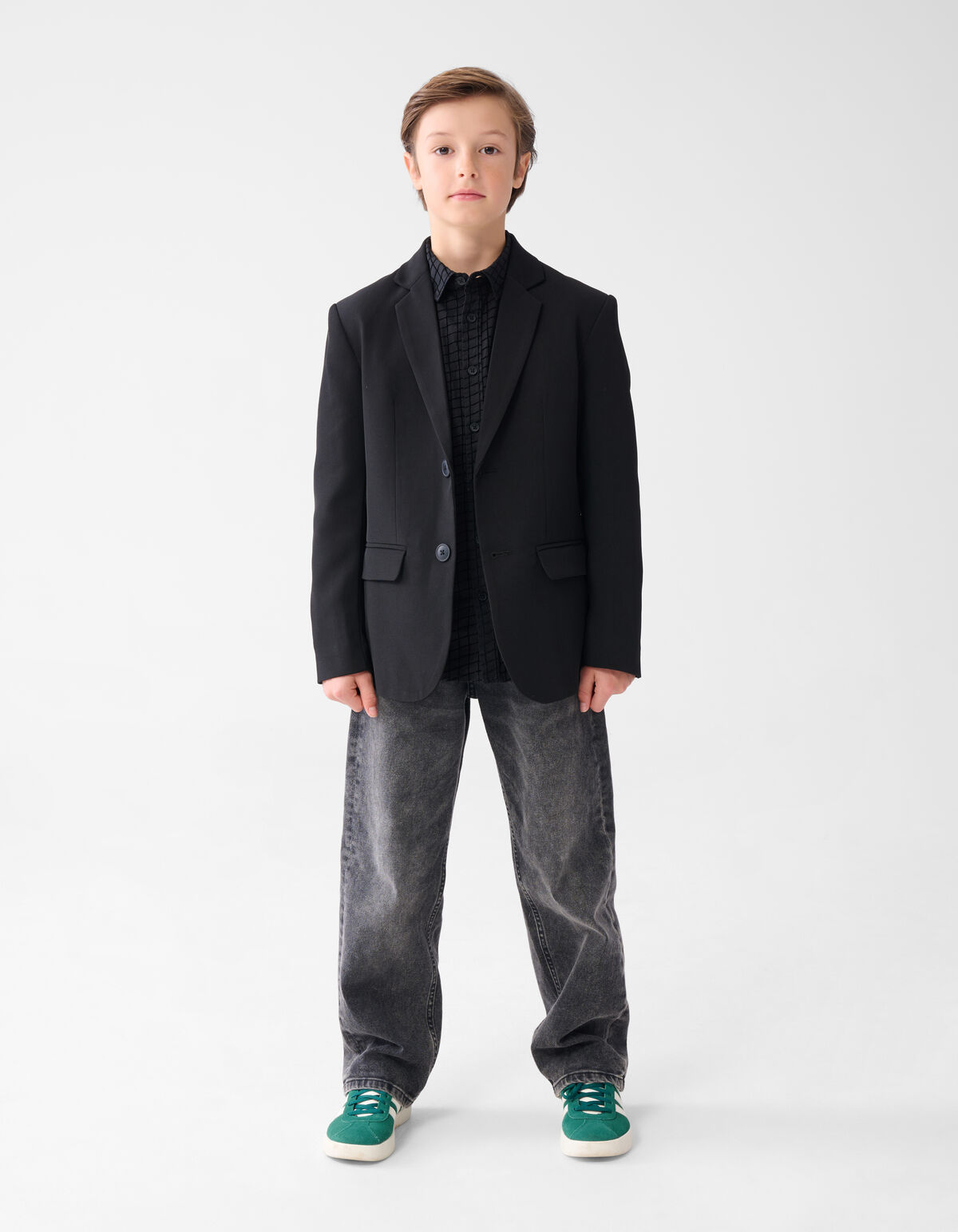 Basic Blazer Schwarz SHOEBY BOYS