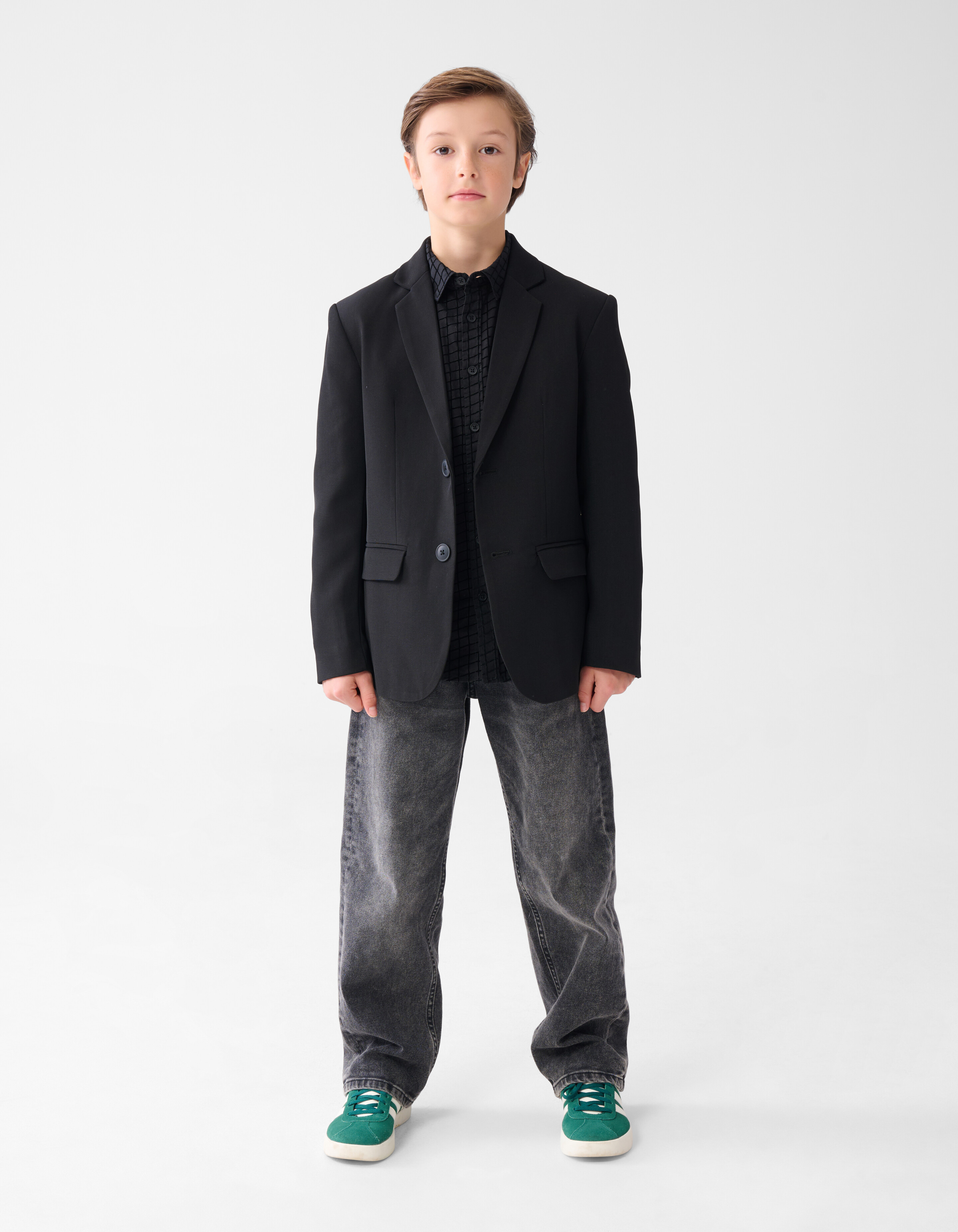 Basic Blazer Schwarz SHOEBY BOYS