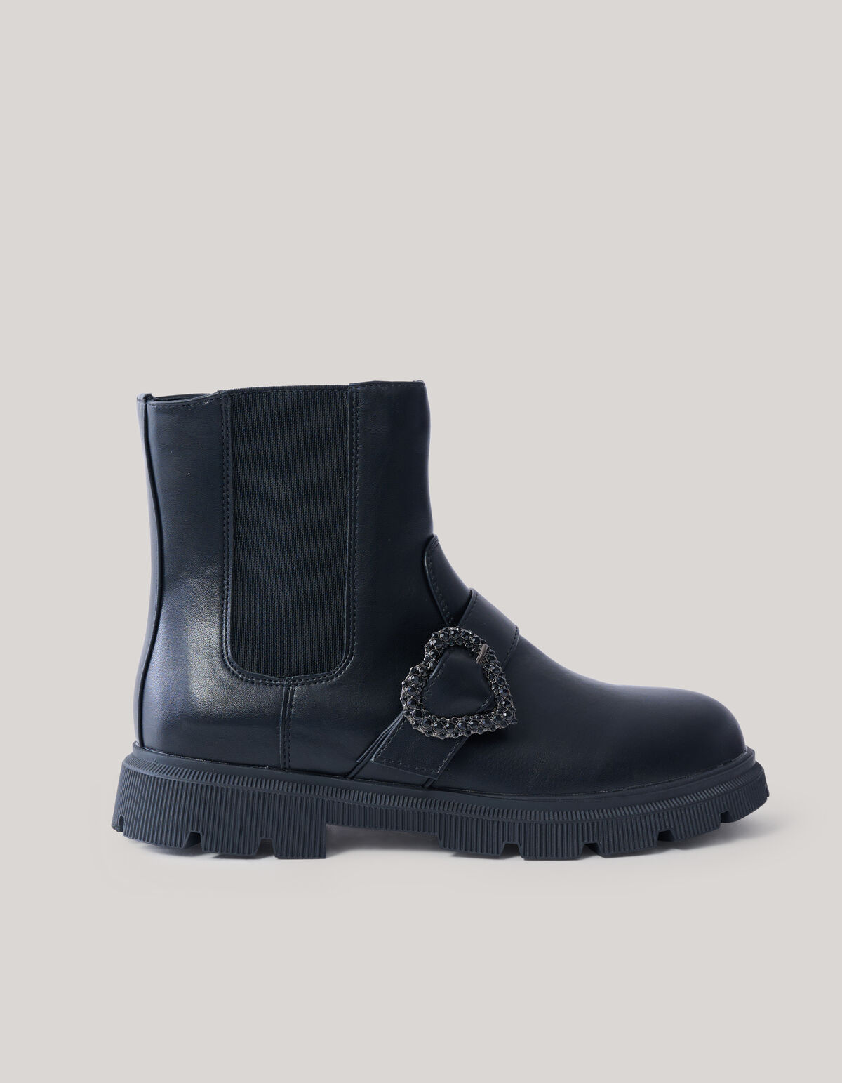 Herz-Stiefel Schwarz SHOEBY SHOES